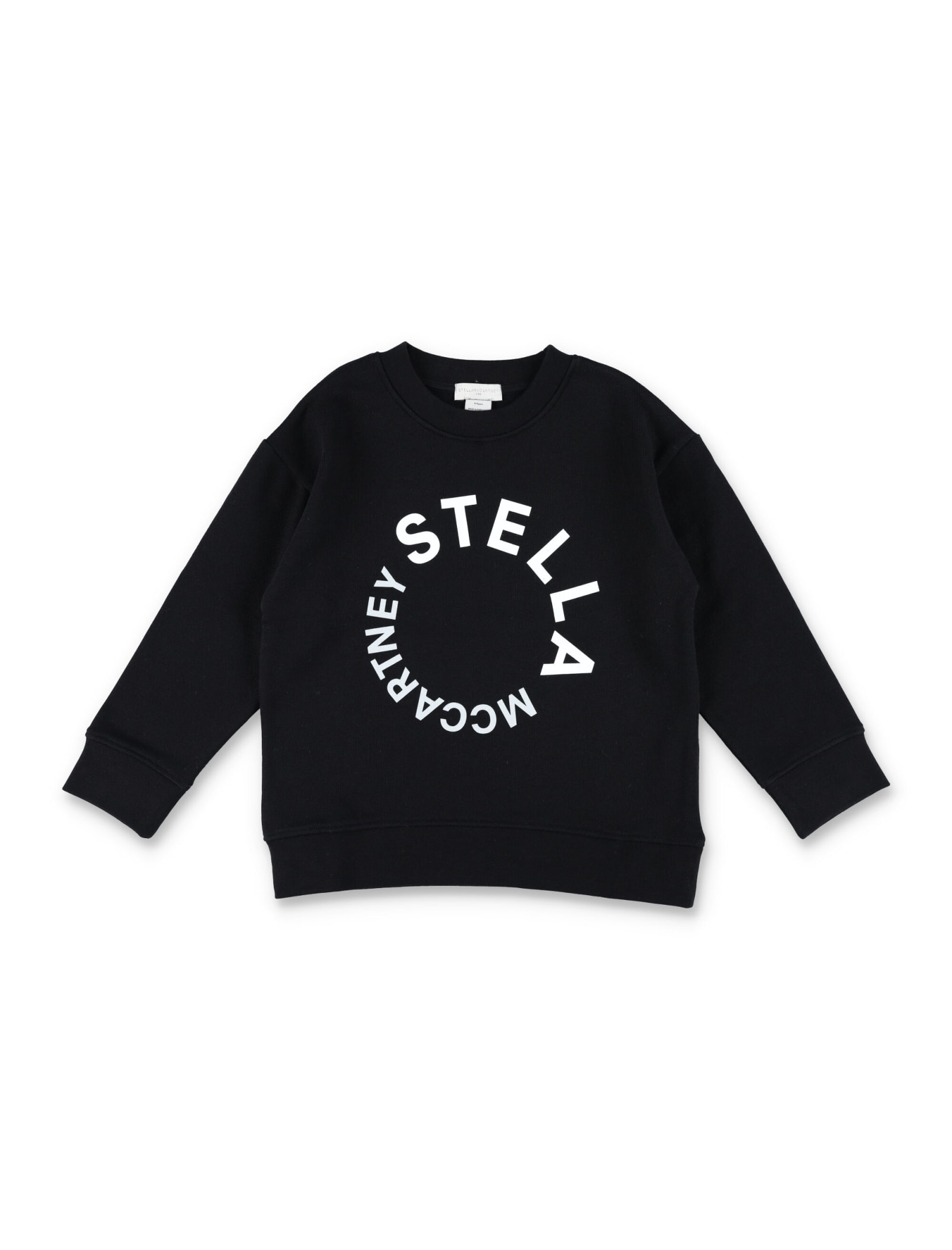 Shop Stella Mccartney Logo Fleece In Black