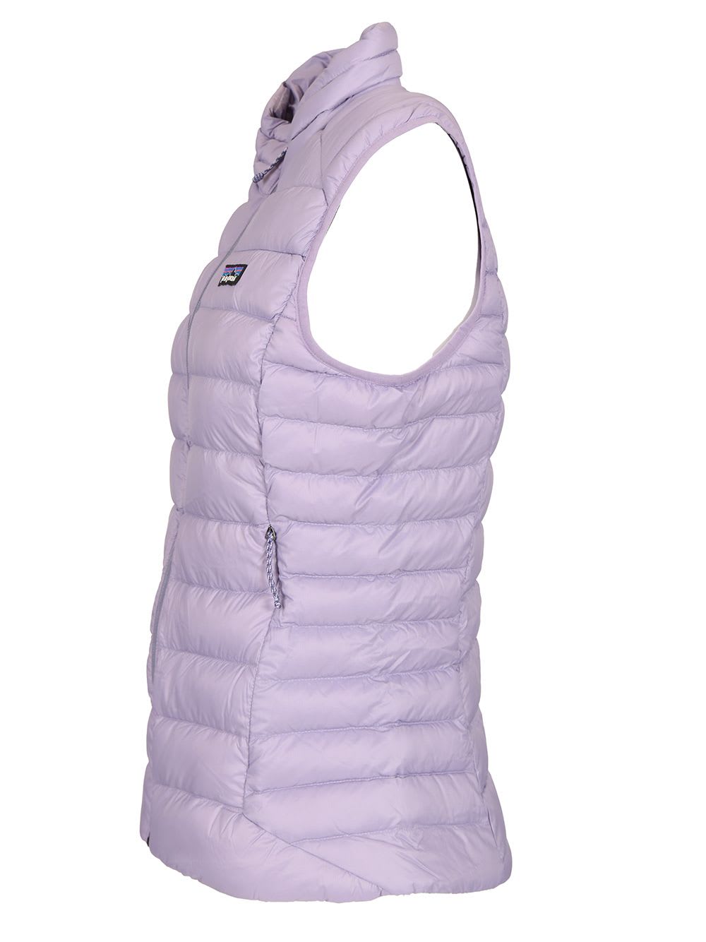Shop Patagonia Windproof Down Vest In Violet
