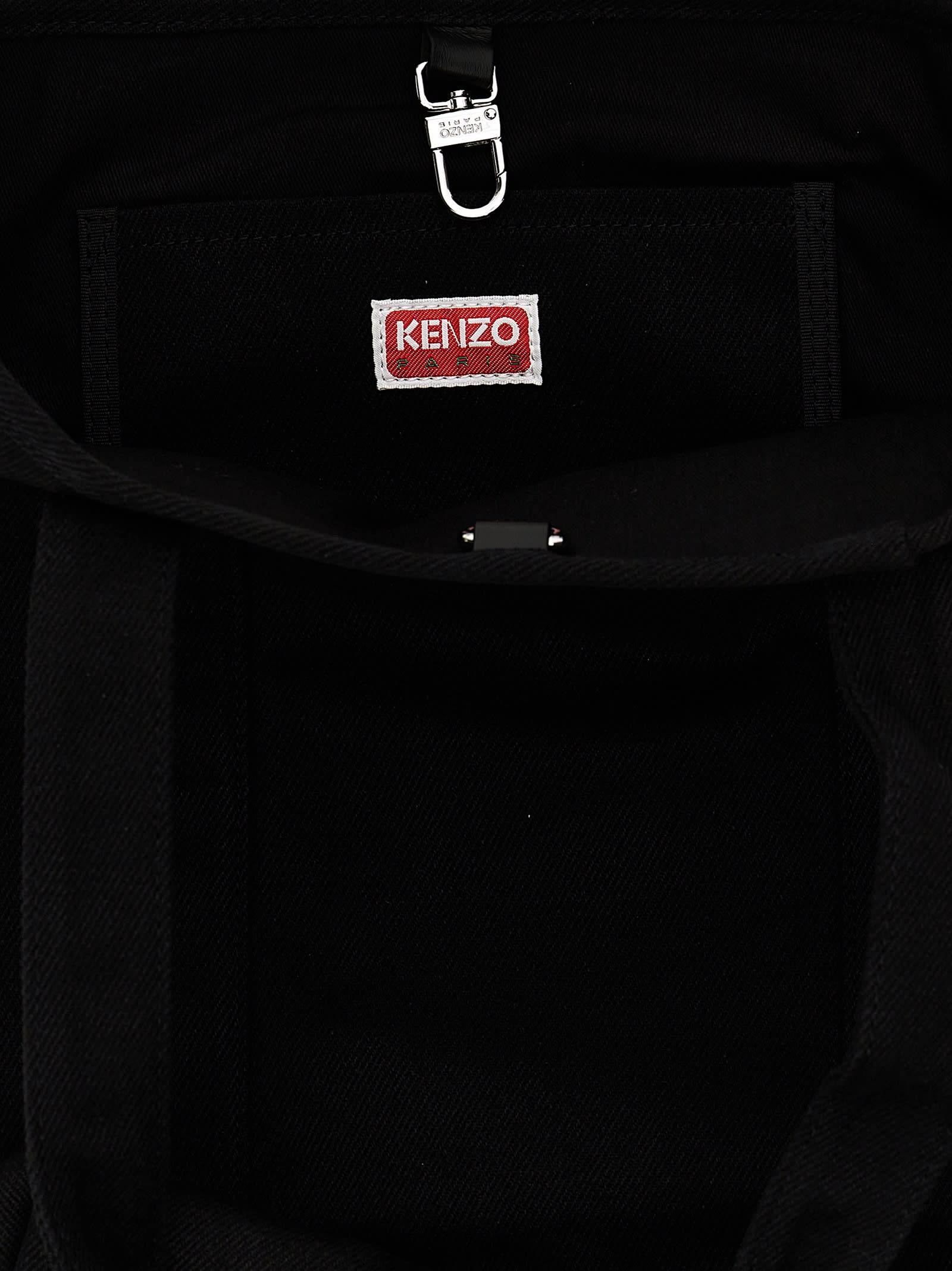 Shop Kenzo Utility By Verdy Shopping Bag In Nero