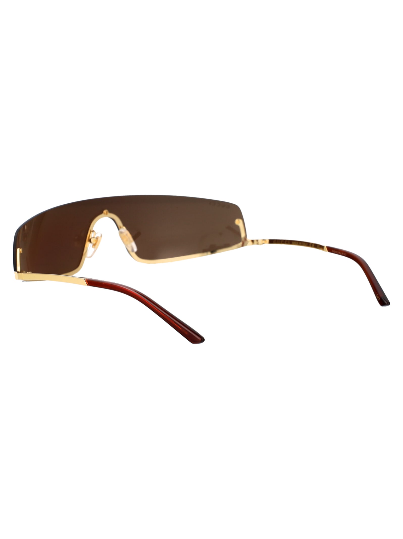 Shop Gucci Gg1561s Sunglasses In 002 Gold Gold Brown