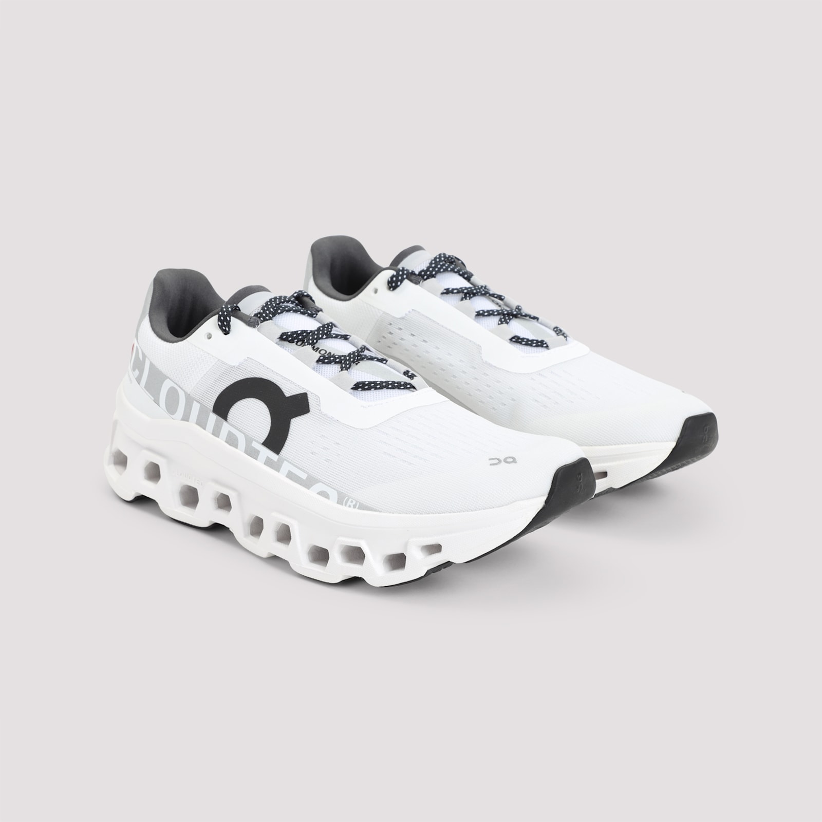 On Women's Cloudmster Road Running Sneakers In All White In White