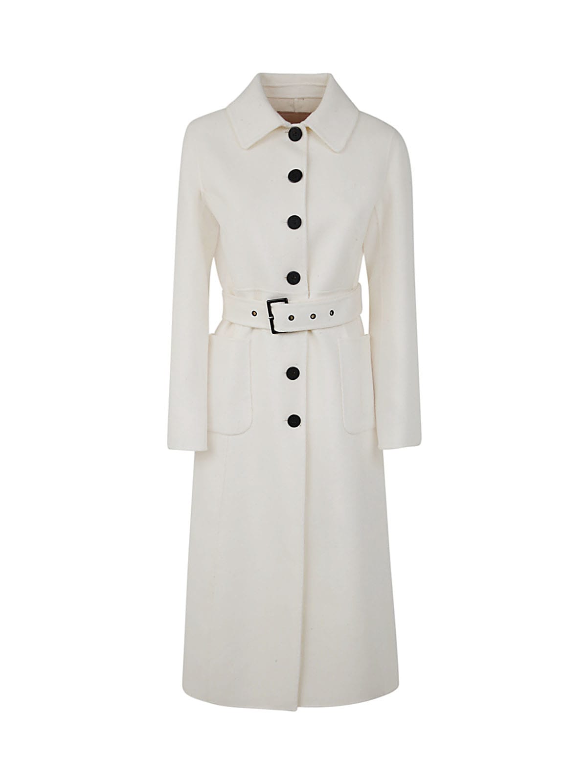 TwinSet Belted Long Coat