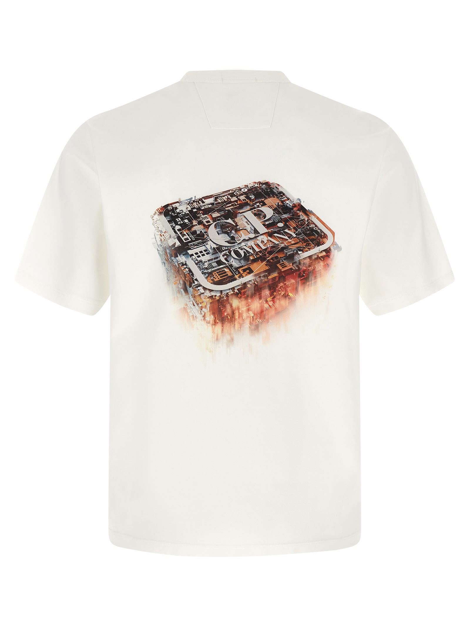 C.p. Company C. P. Company Double-sided Print T-shirt In White