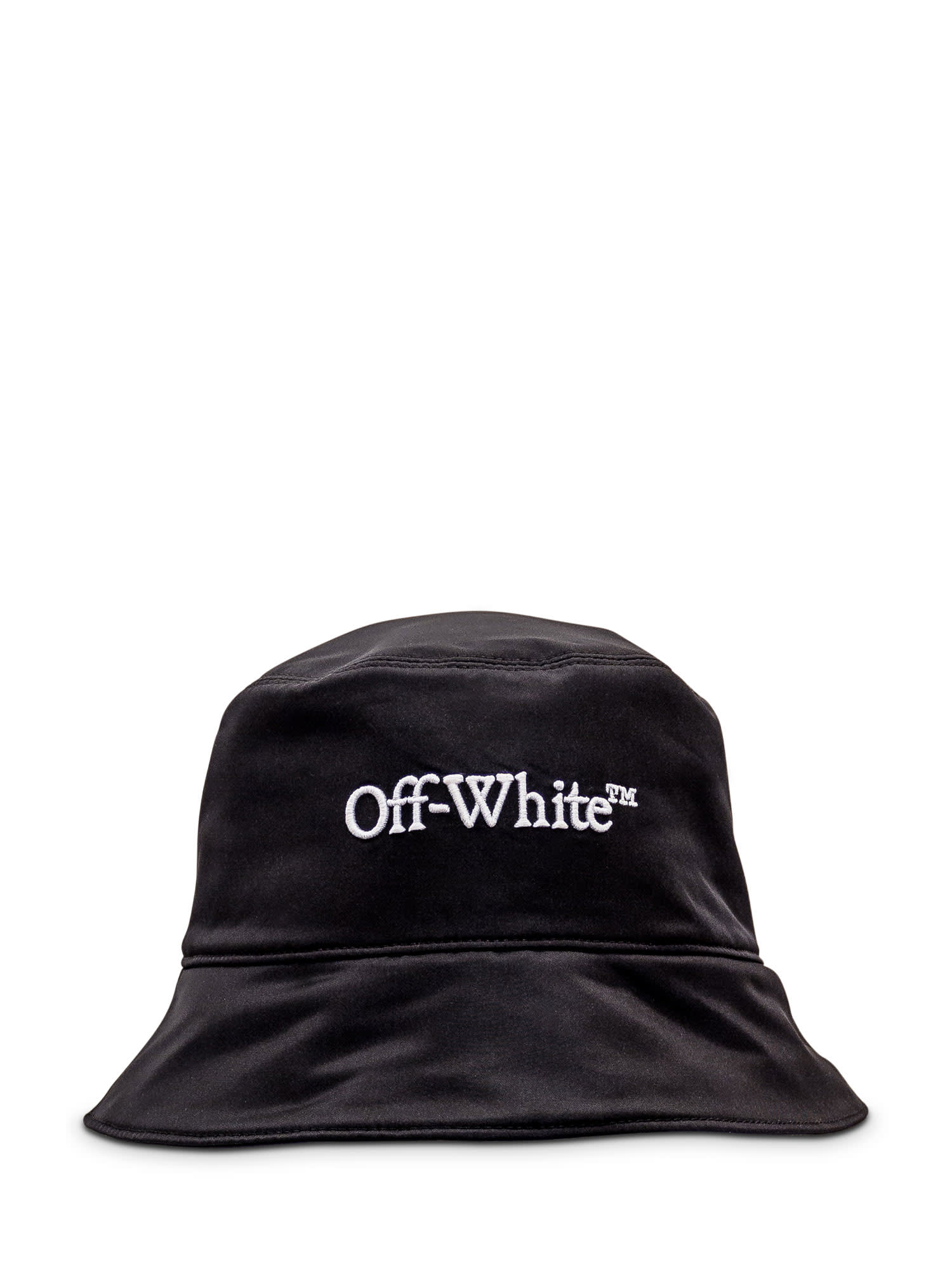 Shop Off-white Logo Hat In Black White