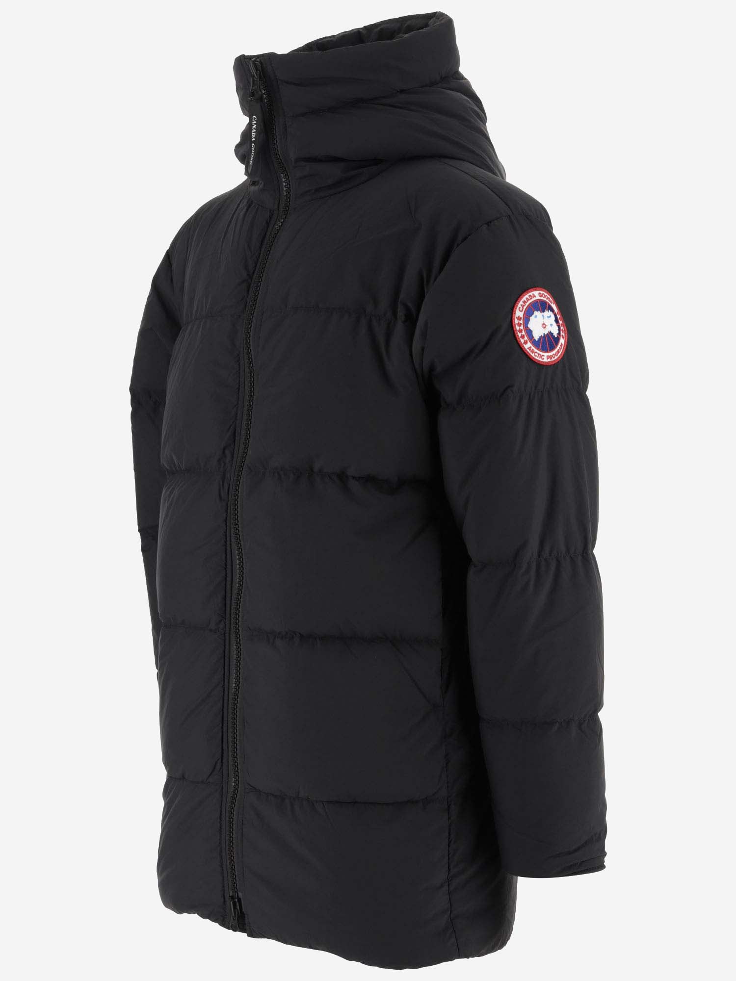 Shop Canada Goose Lawrence Padded Jacket In Nero