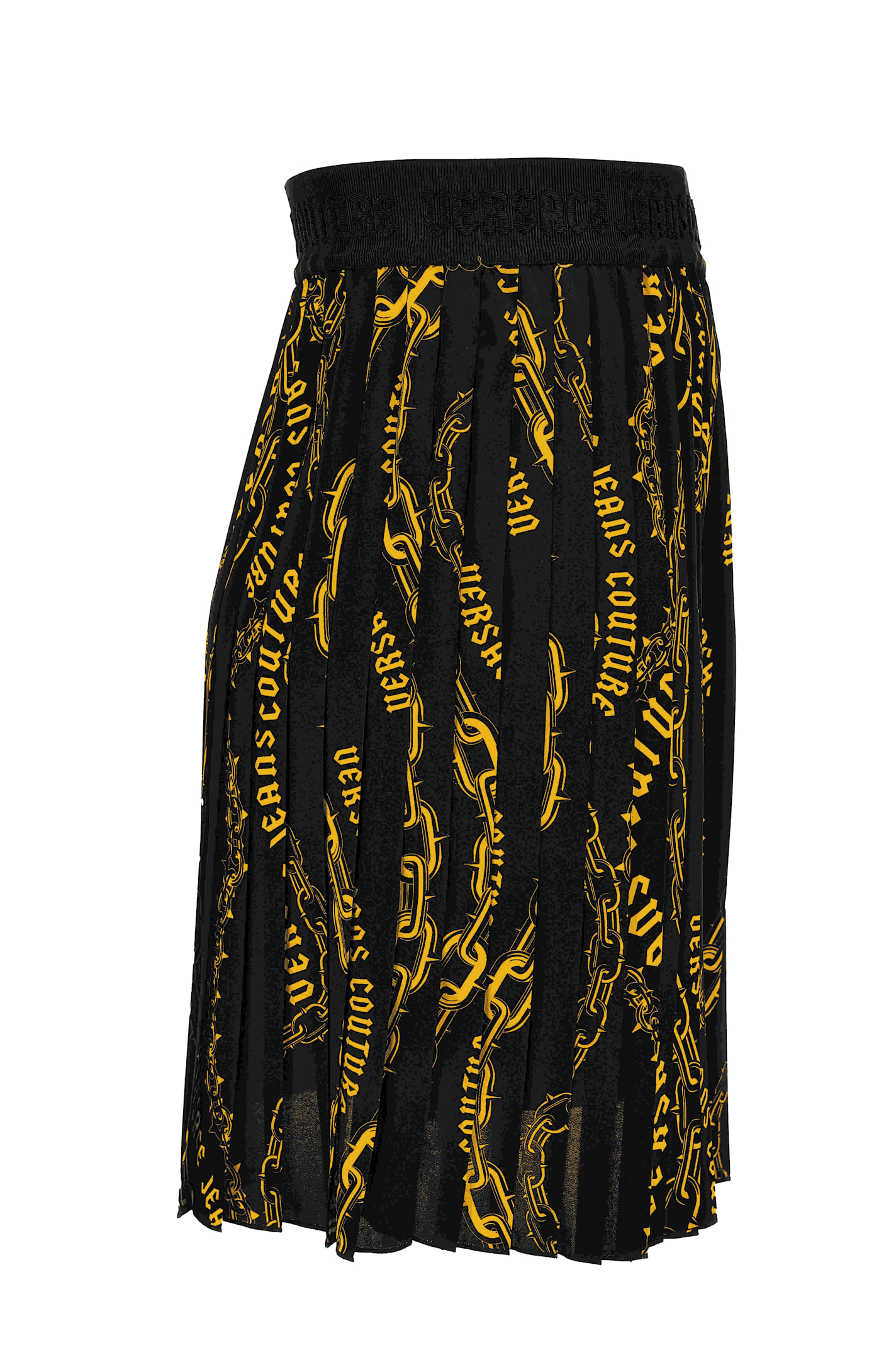 Shop Versace Jeans Couture Skirt In Black