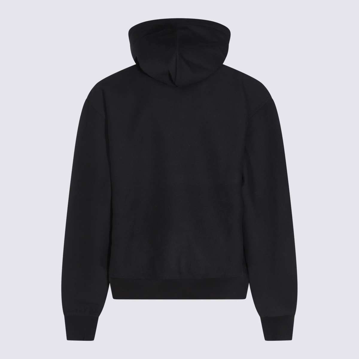 Shop Burberry Black Cotton Sweatshirt