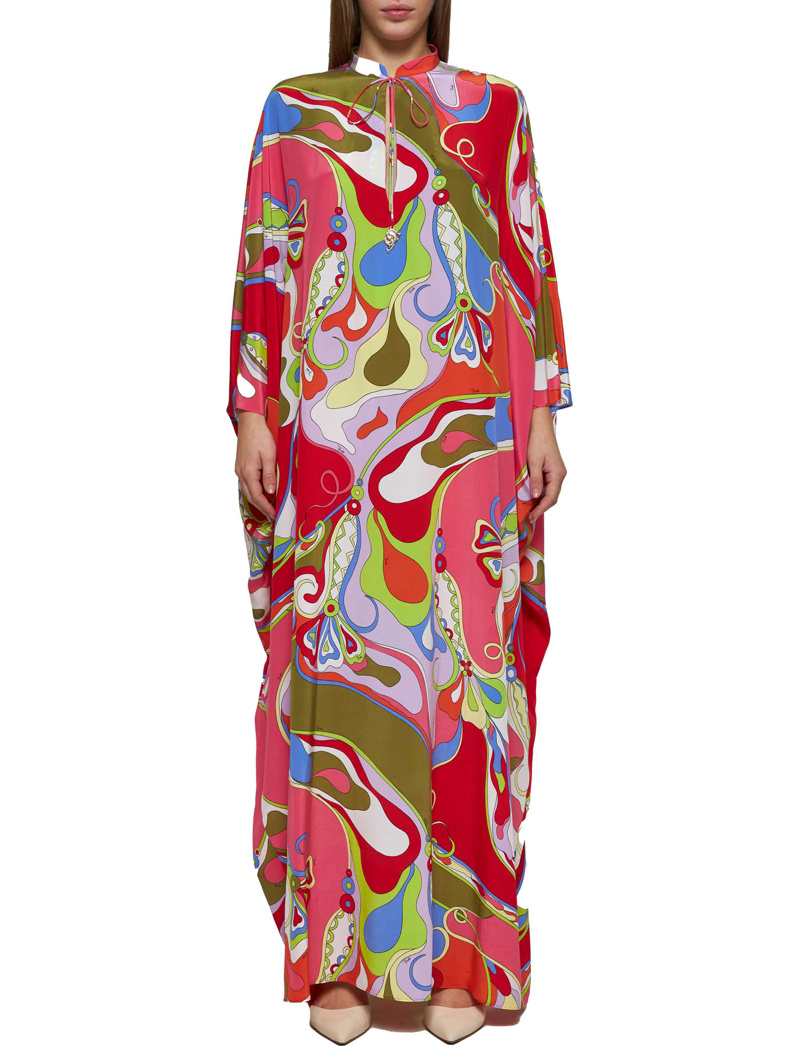 Shop Pucci Dress In Multicolour