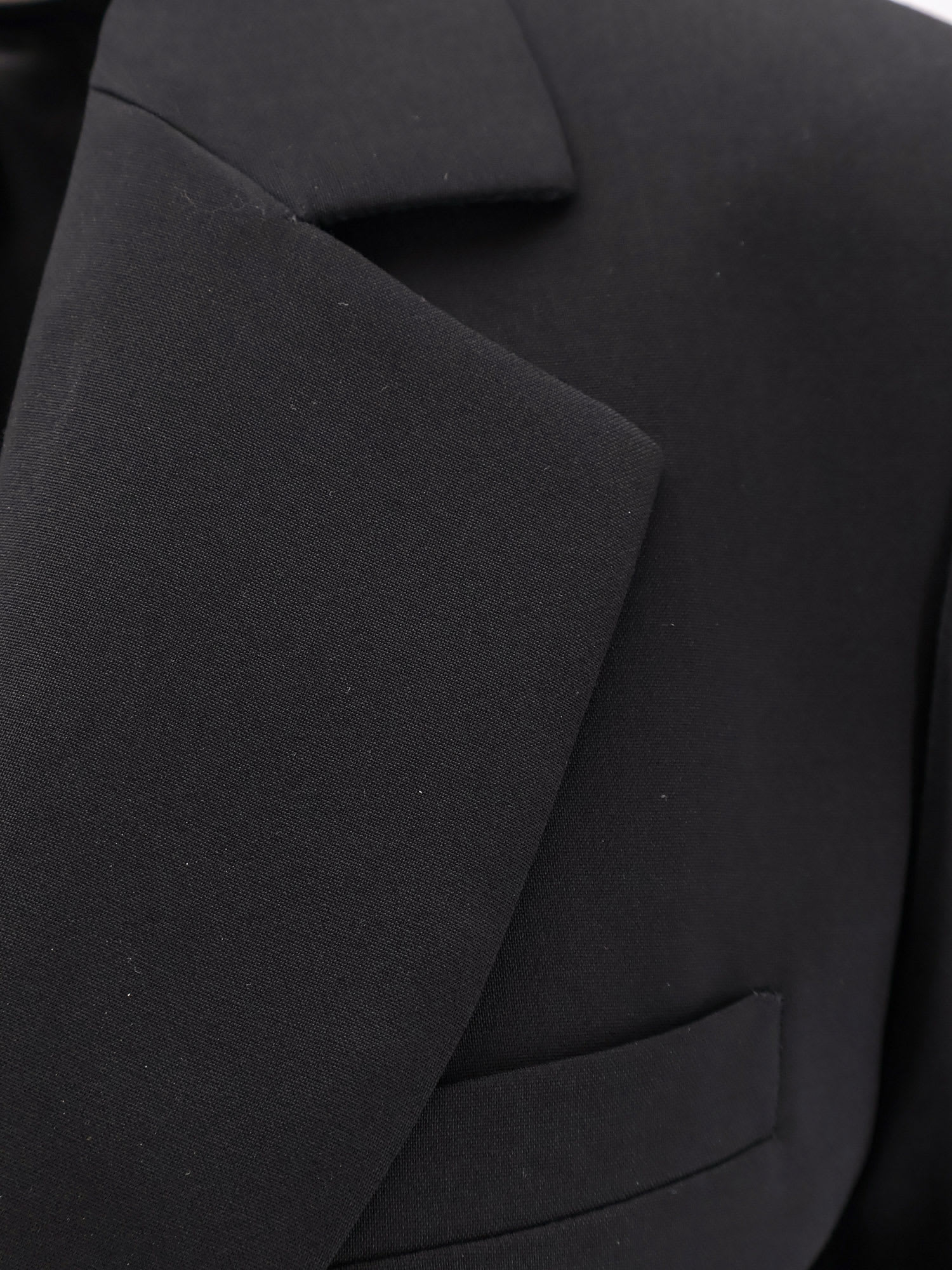 Pence Isabella Virgin Wool Blazer In Black