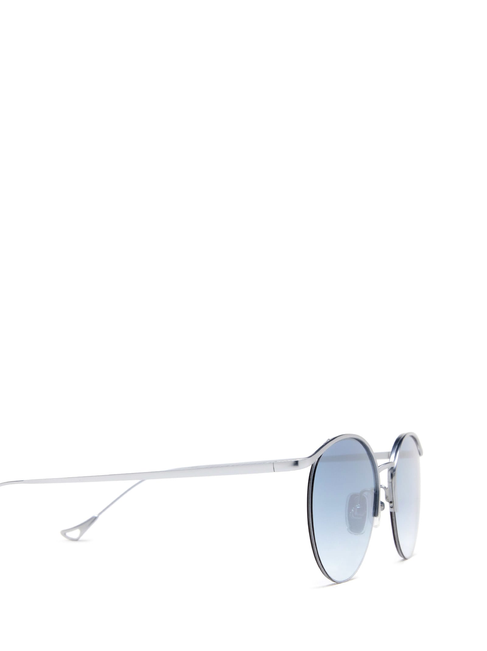 Shop Eyepetizer Augusto Matt Silver Sunglasses