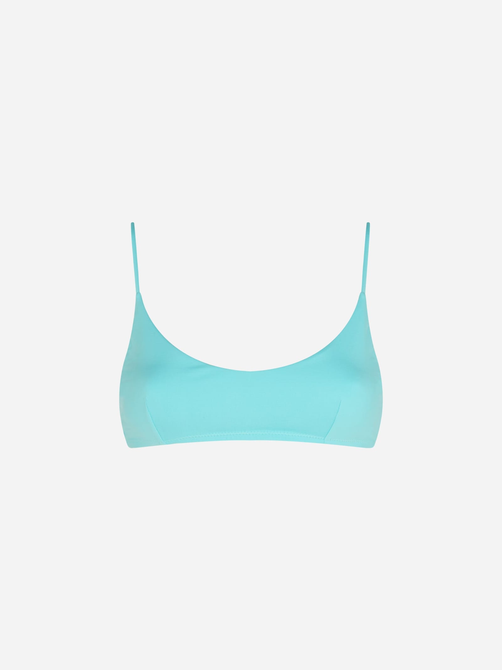 Mc2 Saint Barth Woman Water Green Bralette Swimsuit In Green