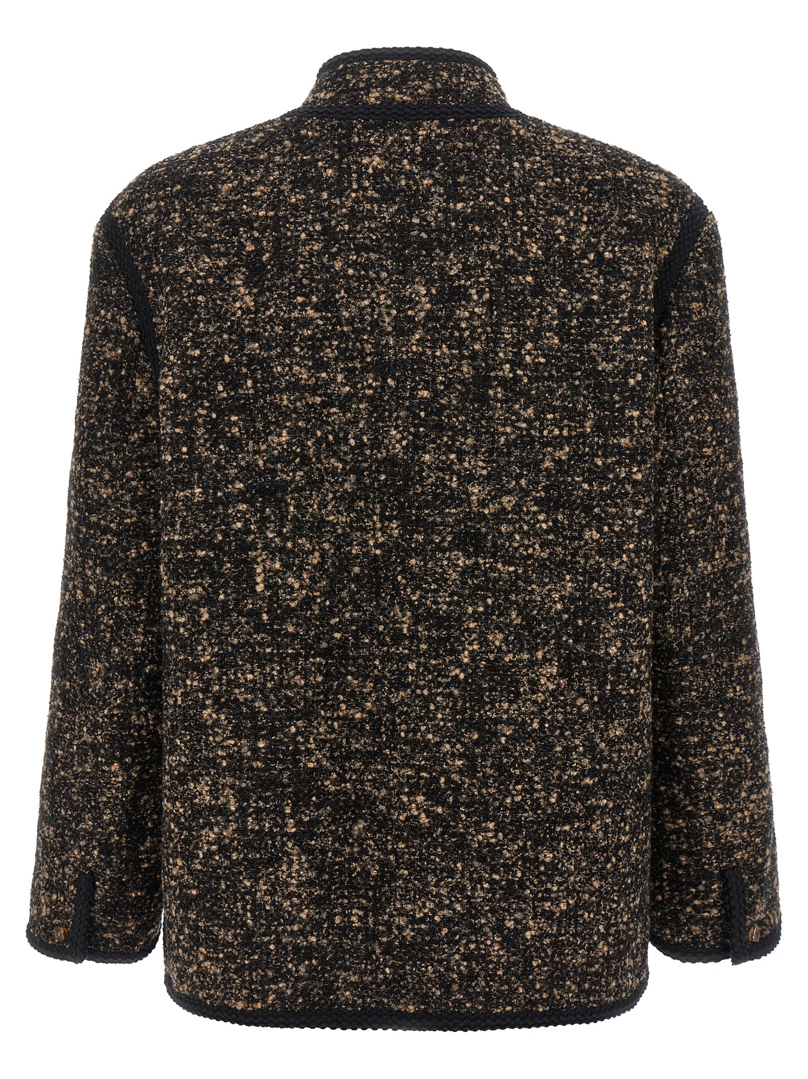 Blazé Milano Katara Curly Blazer In Black
