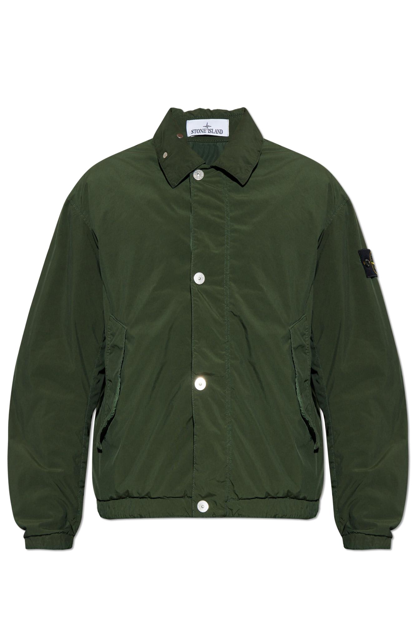 Stone Island Jacket With Logo Patch