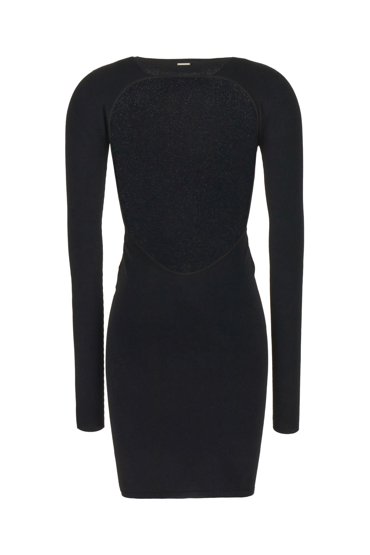 Shop Dsquared2 Black Viscose Blend Mini Dress In 900