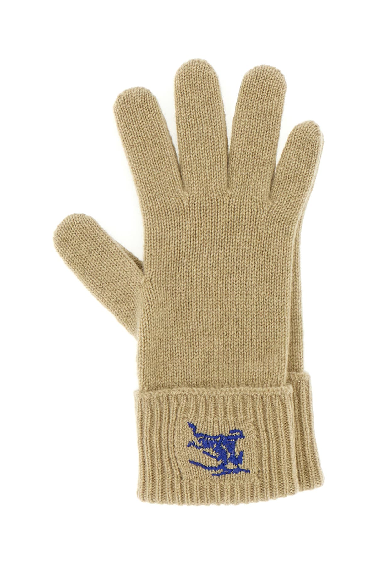 Khaki Green Cashmere Blend Gloves