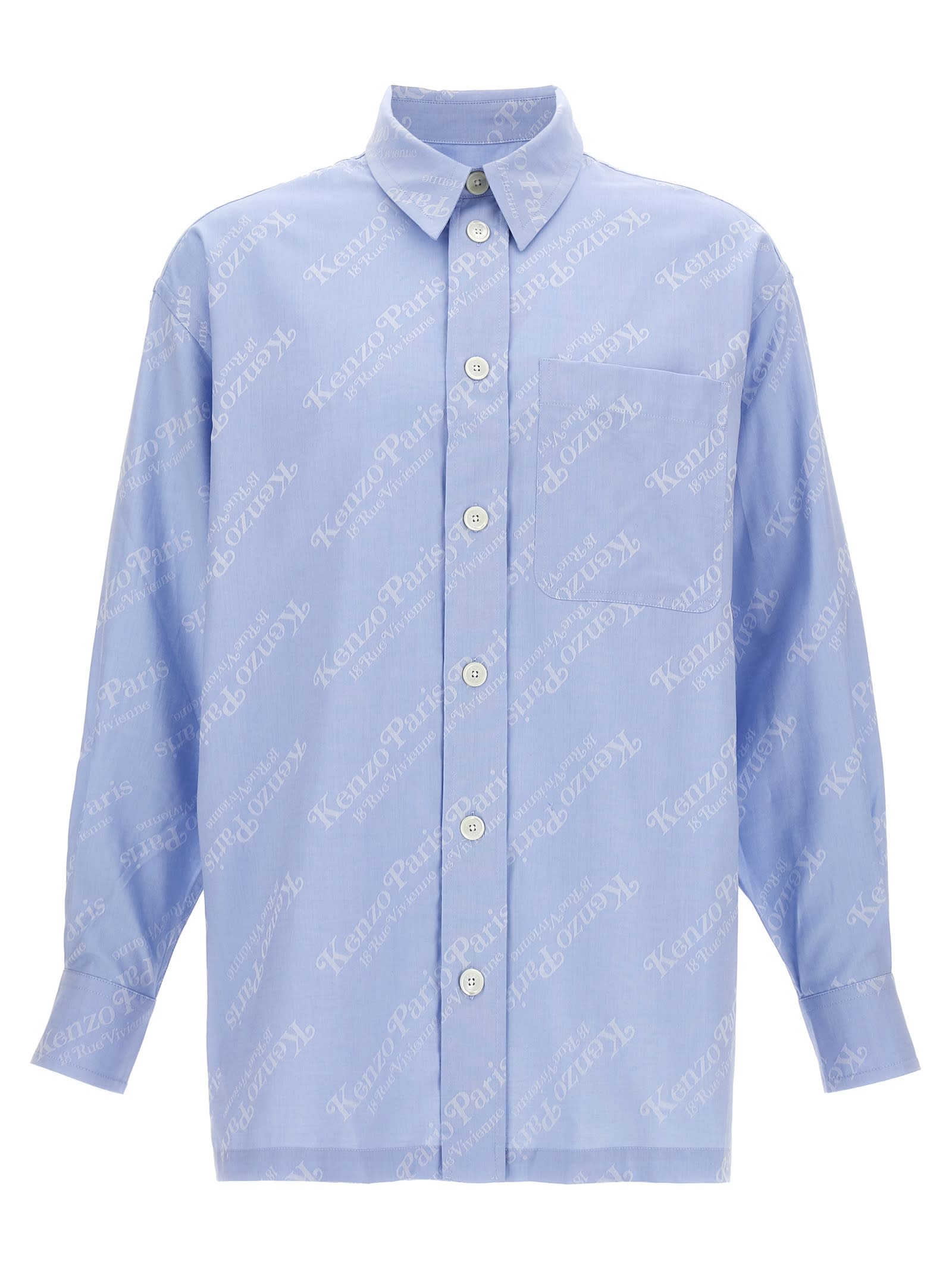 Shop Kenzo By Verdy Shirt In Sky Blue
