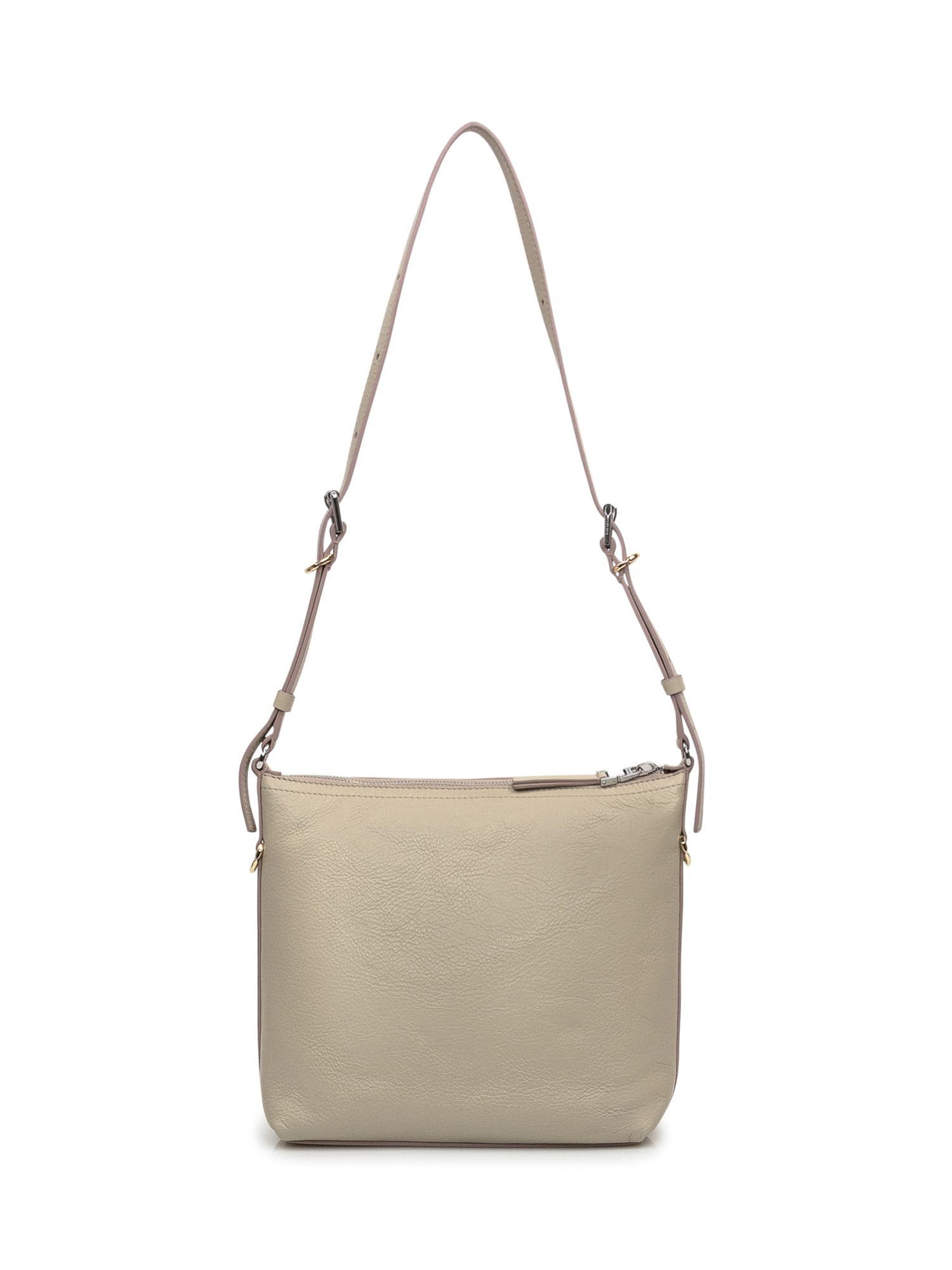 Shop Givenchy Small Voyou Bag In Natural Beige