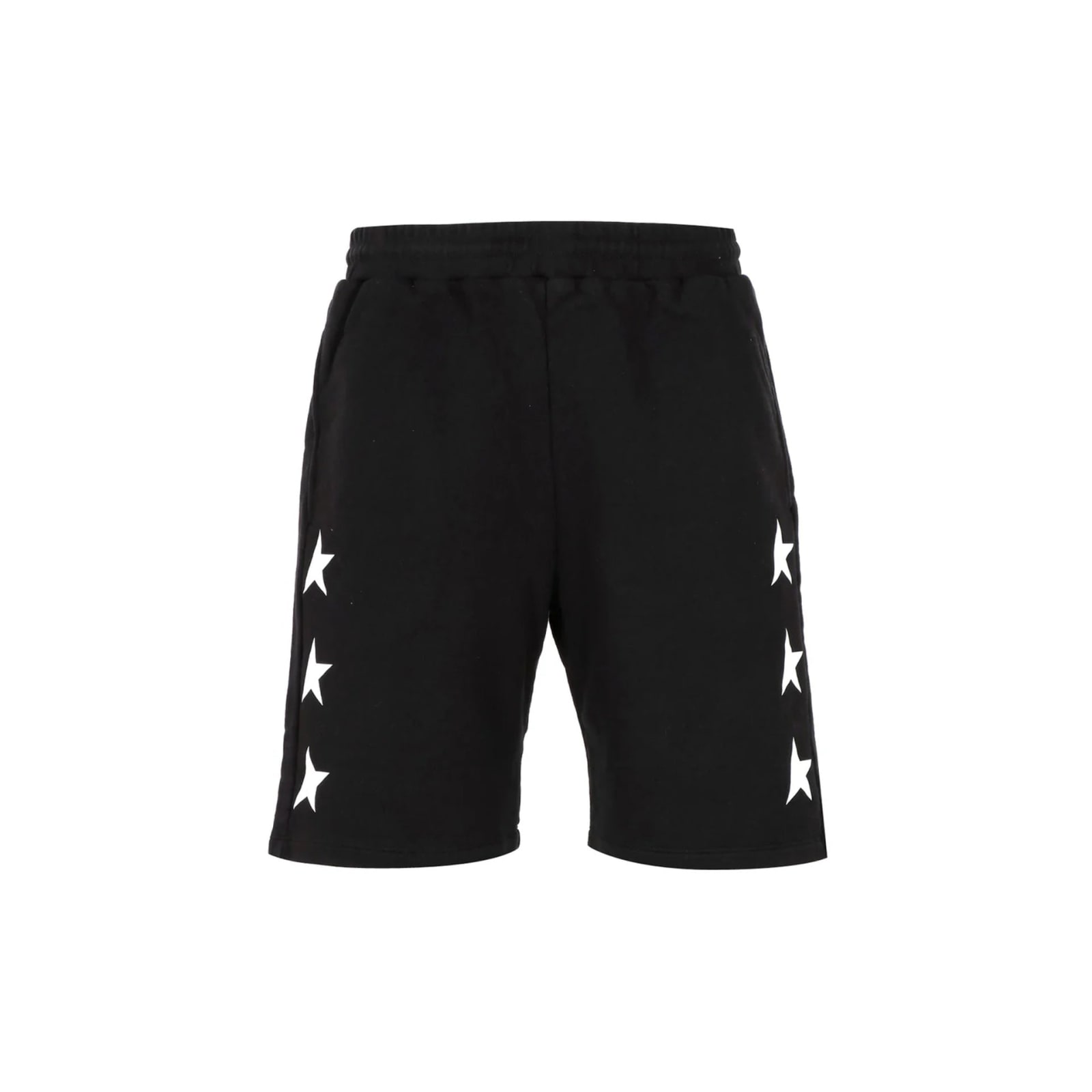 Shop Golden Goose Cotton Shorts In Black