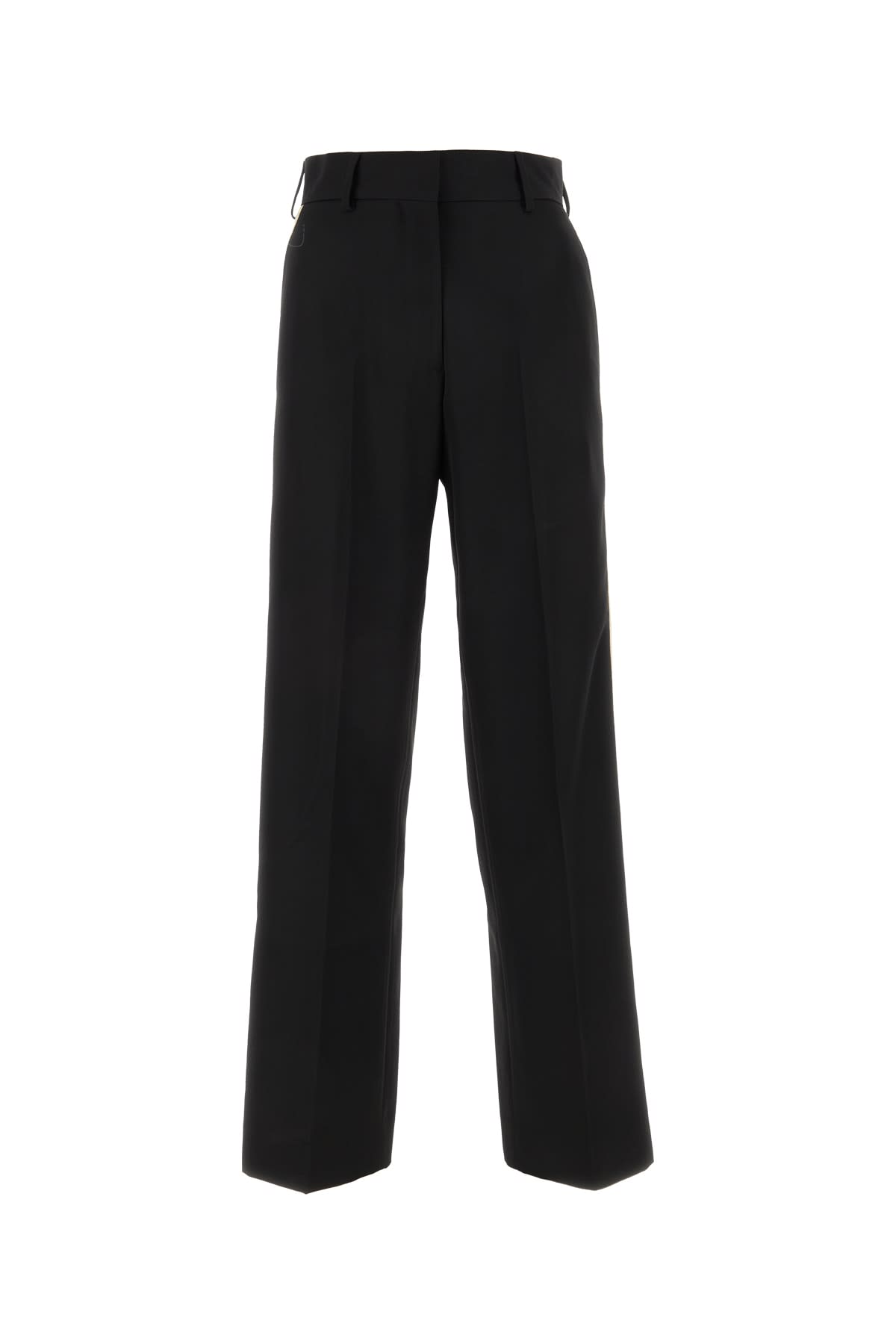 Shop Palm Angels Pantalone In Blackoff