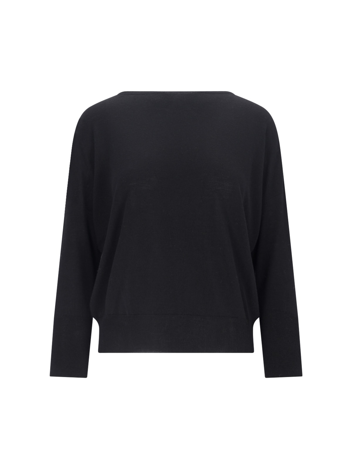 Shop Zanone Basic Jumper In Black