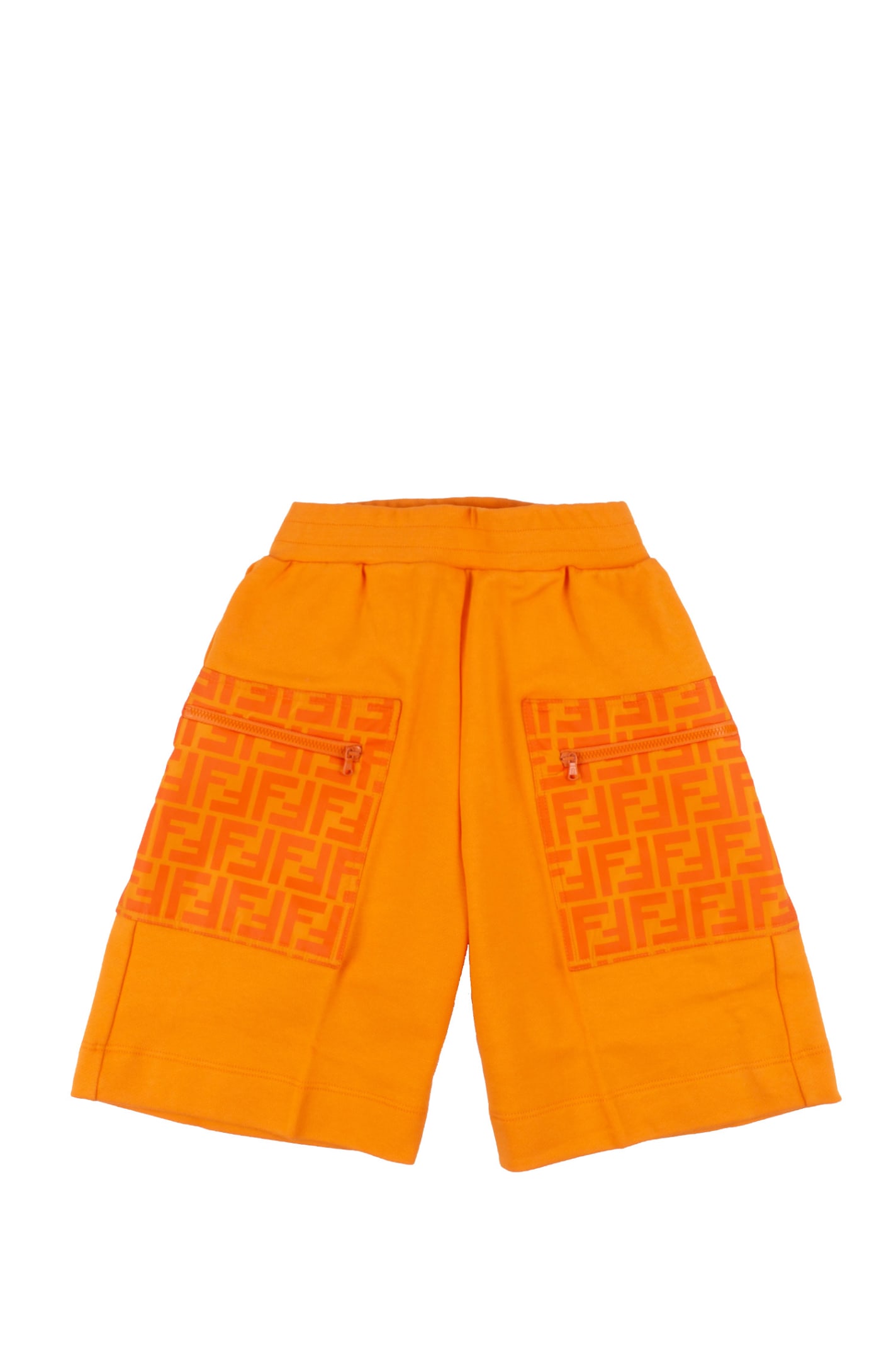 Fendi Gauzed Sweatshirt + Papaya Shorts