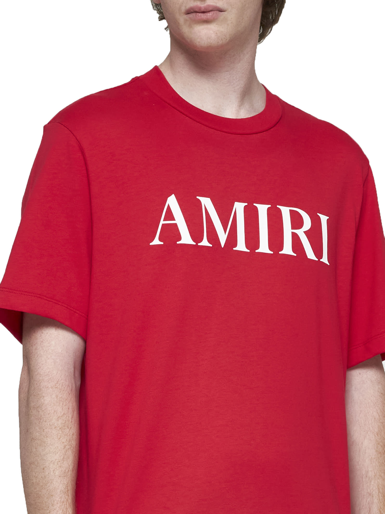 Shop Amiri T-shirt In Red