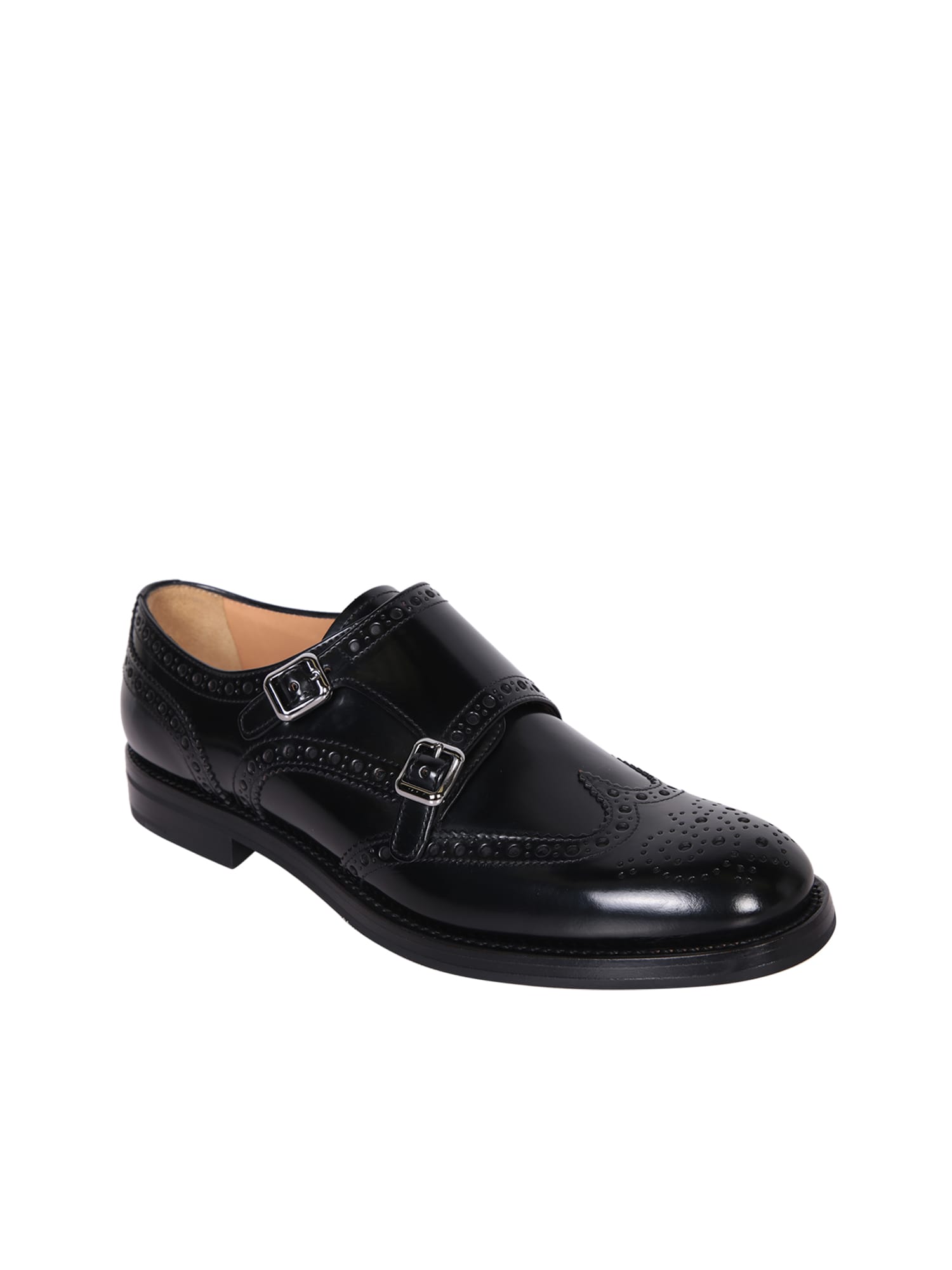 Shop Church's Lana D Buckle Polibin Black Shoes