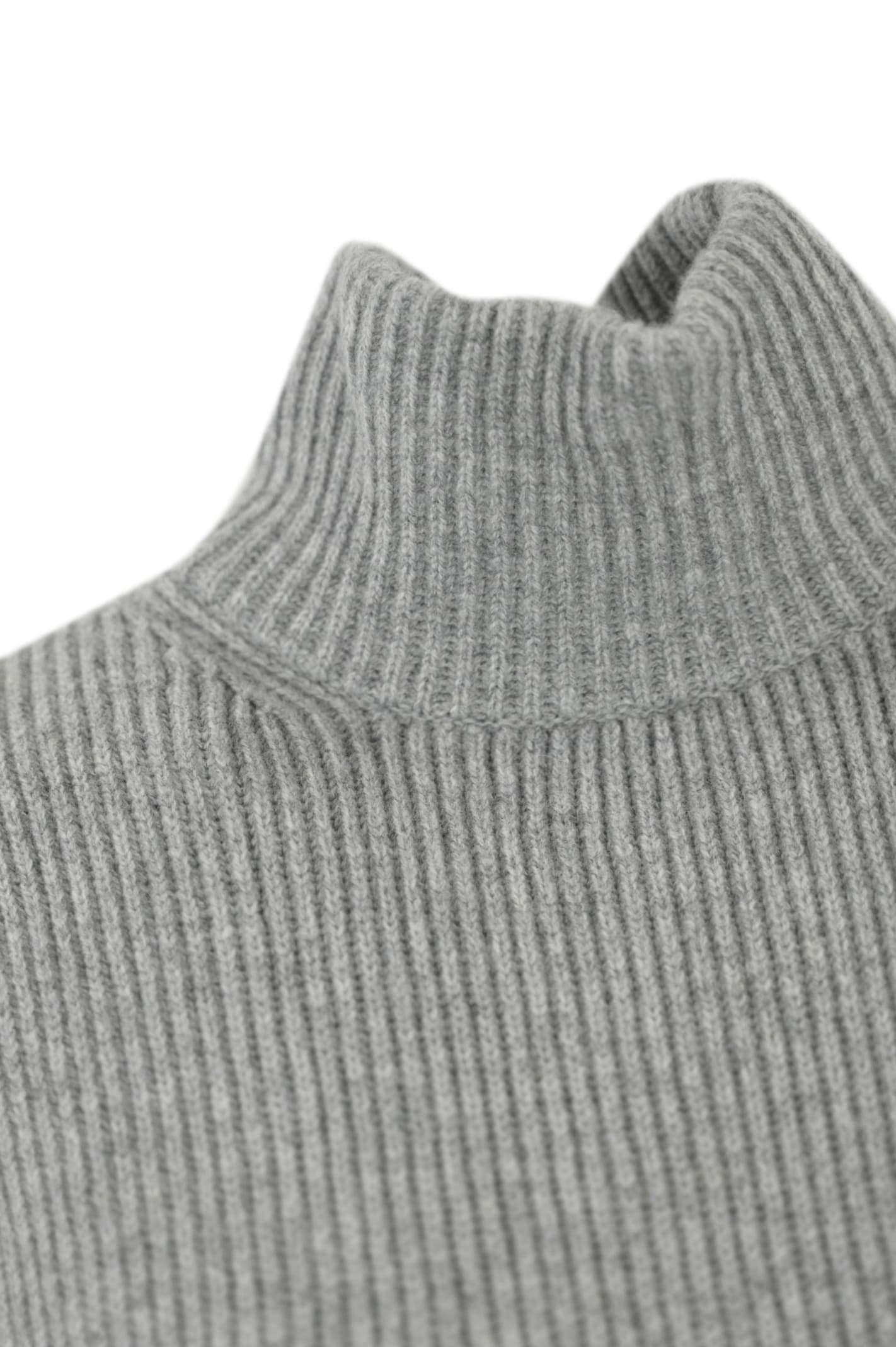 Shop Max Mara Sabbia Cashmere Knitted Vest In Grigio Chiaro