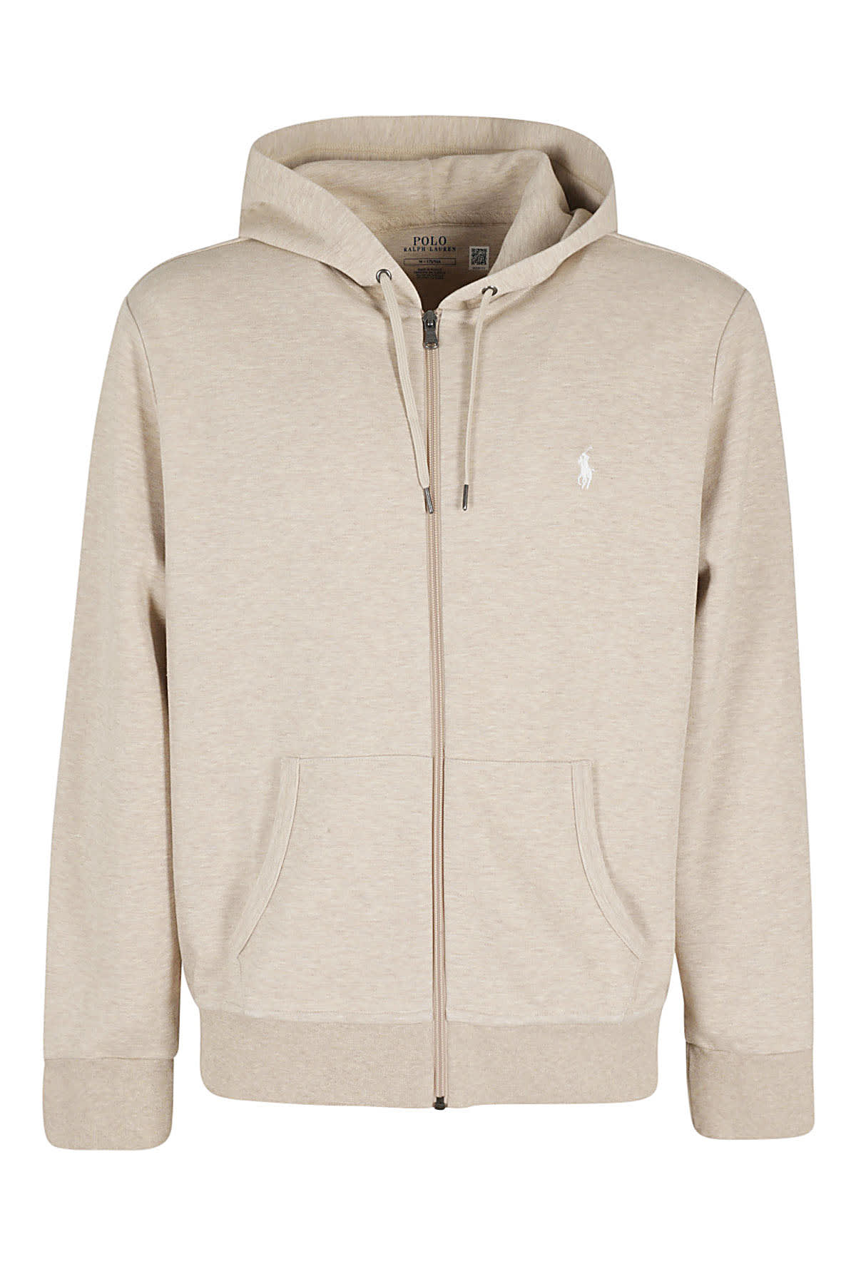 Pony Embroidered Zip-up Hoodie