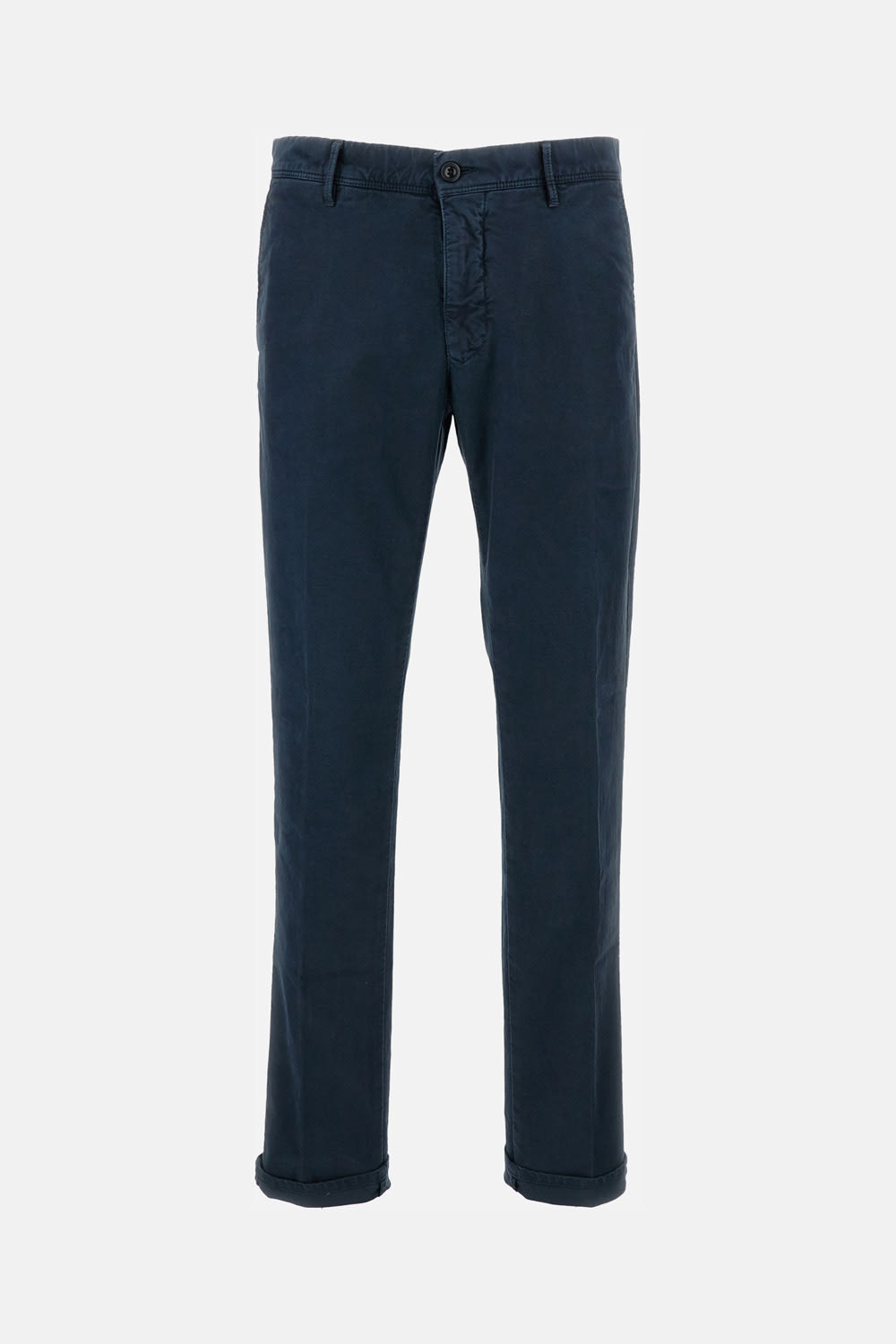 Incotex Belt Loop Casual Pants In Blue
