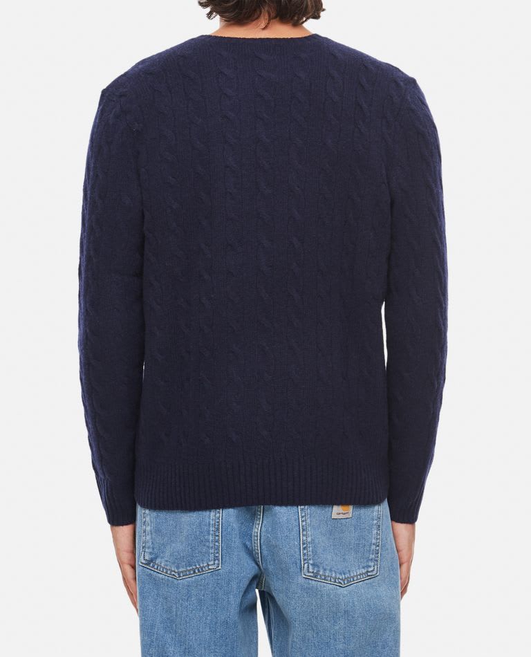 Shop Ralph Lauren Cable-knit Wool-cashmere Jumper