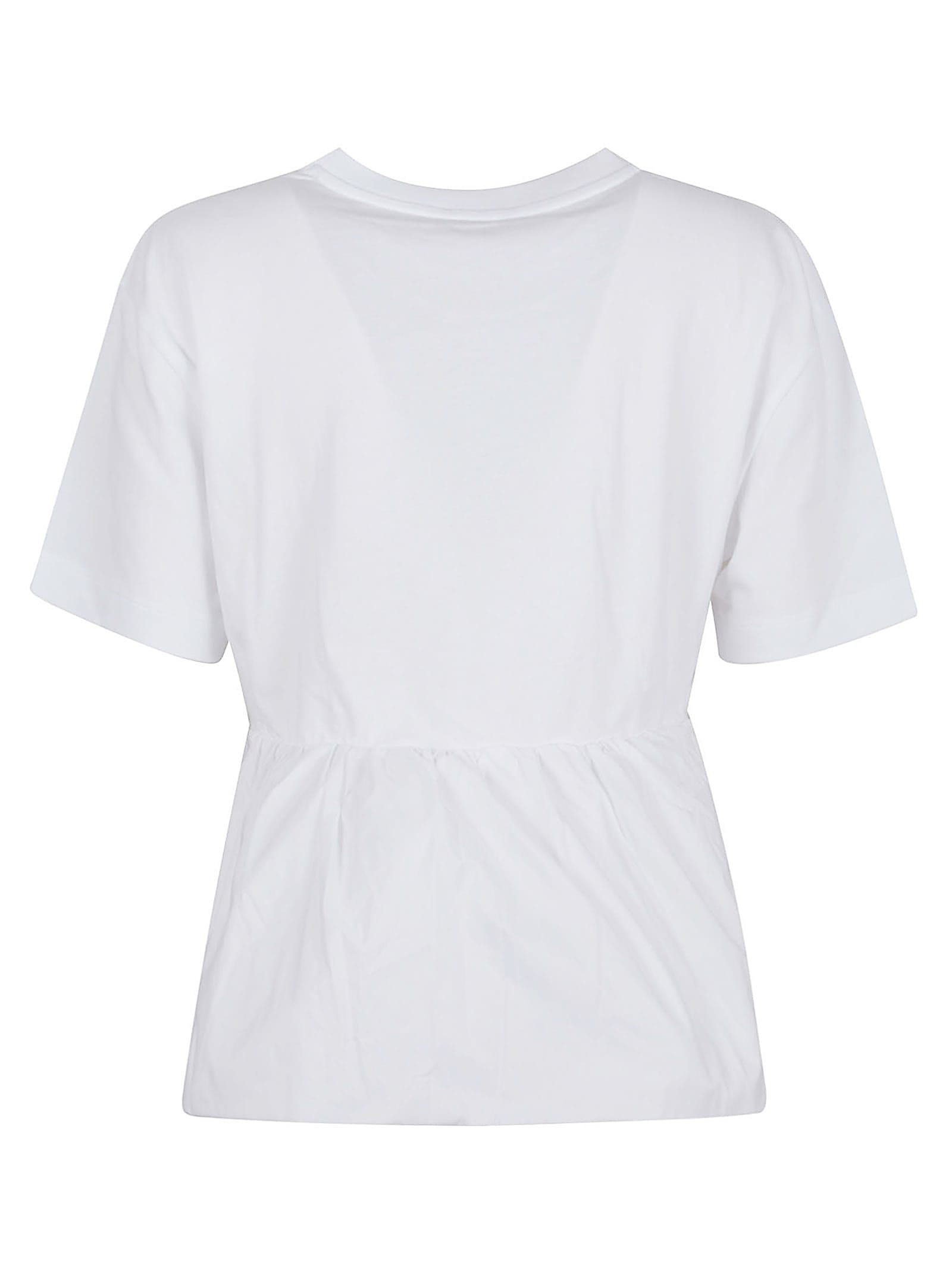 Patou Mixed Fabric Volume T-shirt