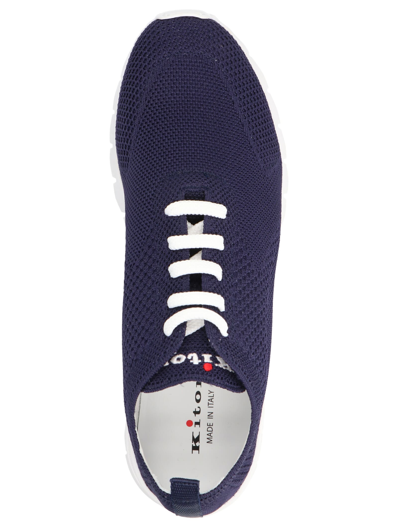 Shop Kiton Running Sneakers In Blue