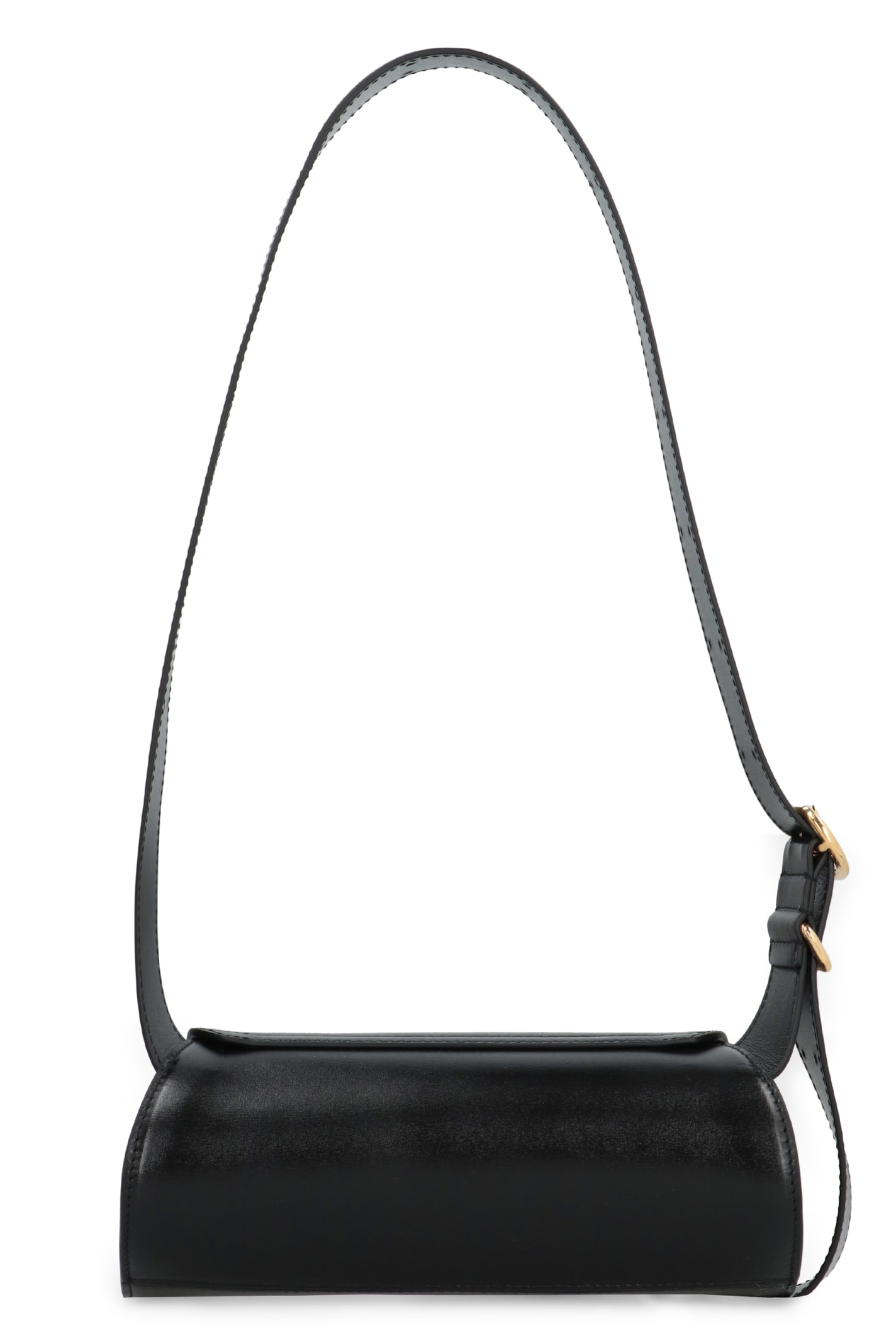 Shop Jil Sander Cannolo Mini Crossbody Bag In Black