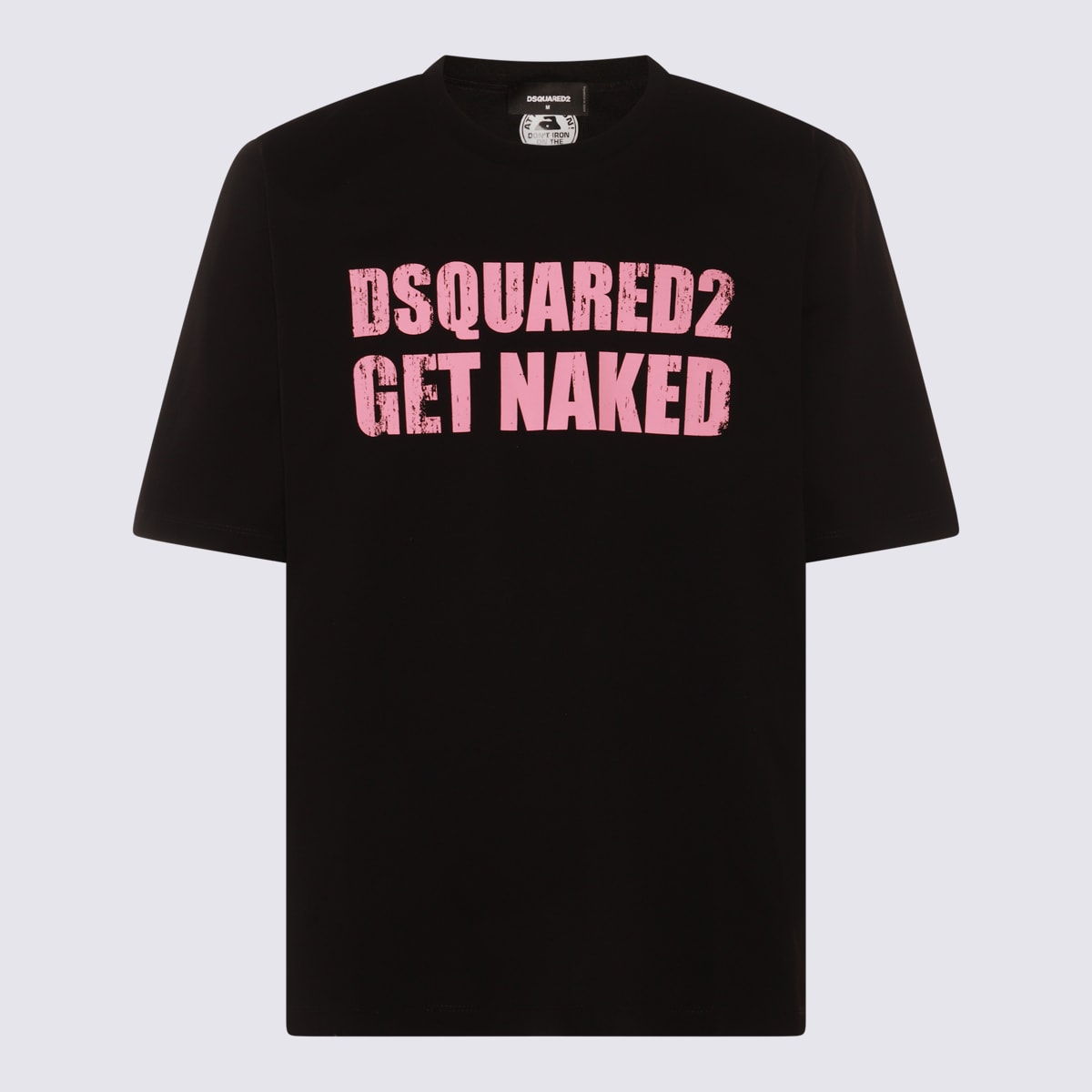 Dsquared2 Skater Fit Printed T-shirt In Black