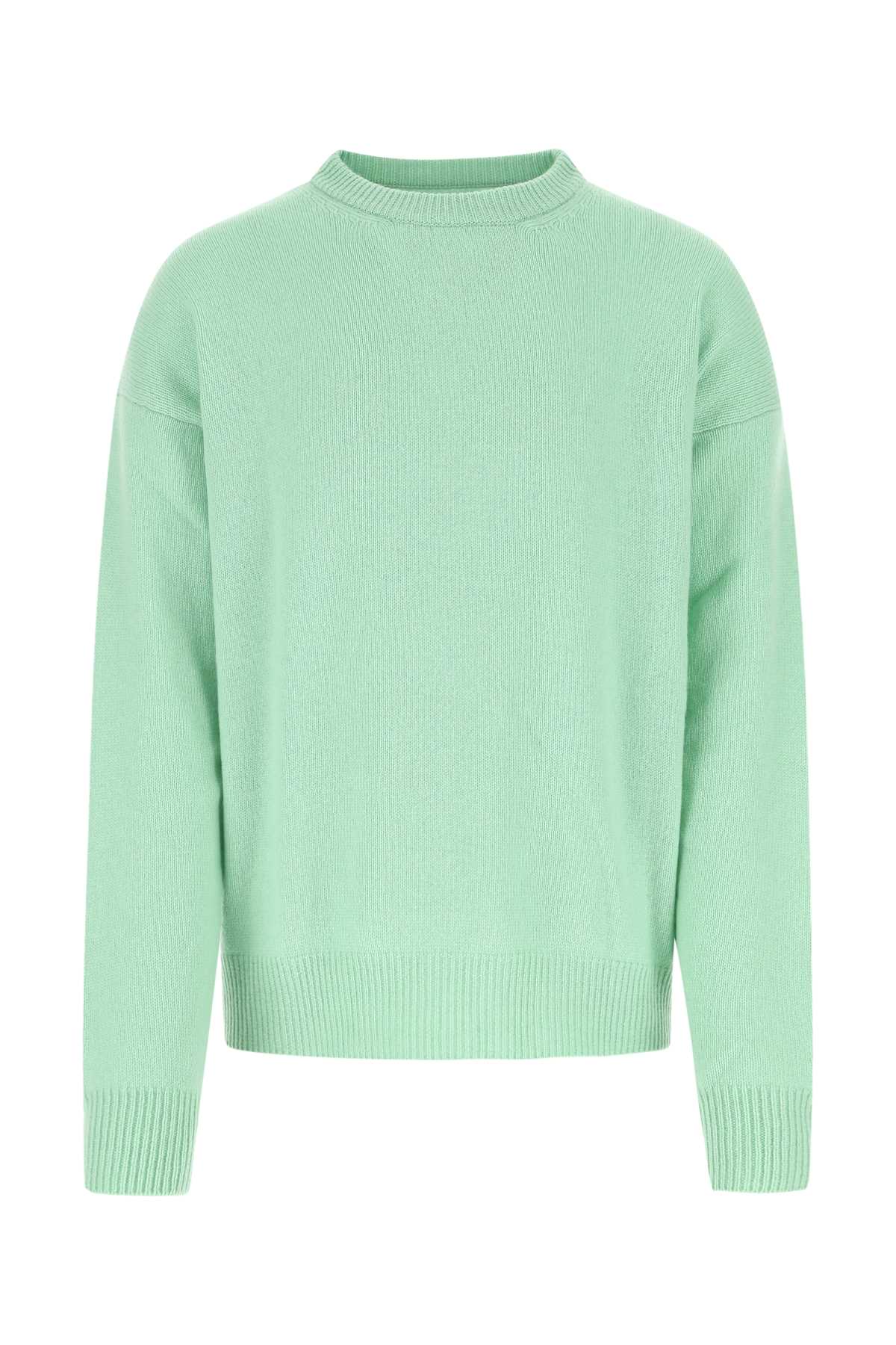 Shop Jil Sander Mint Green Cashmere Oversize Sweater In 335