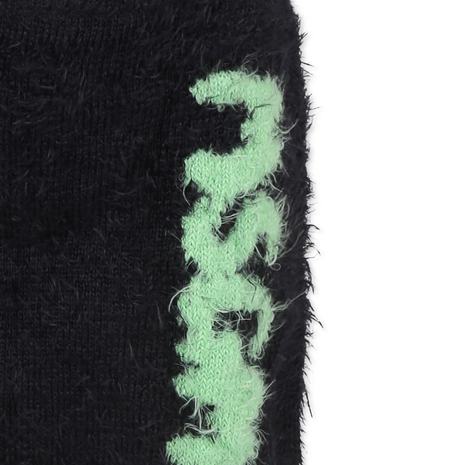 Shop Msgm Black Skirt For Girl With Logo