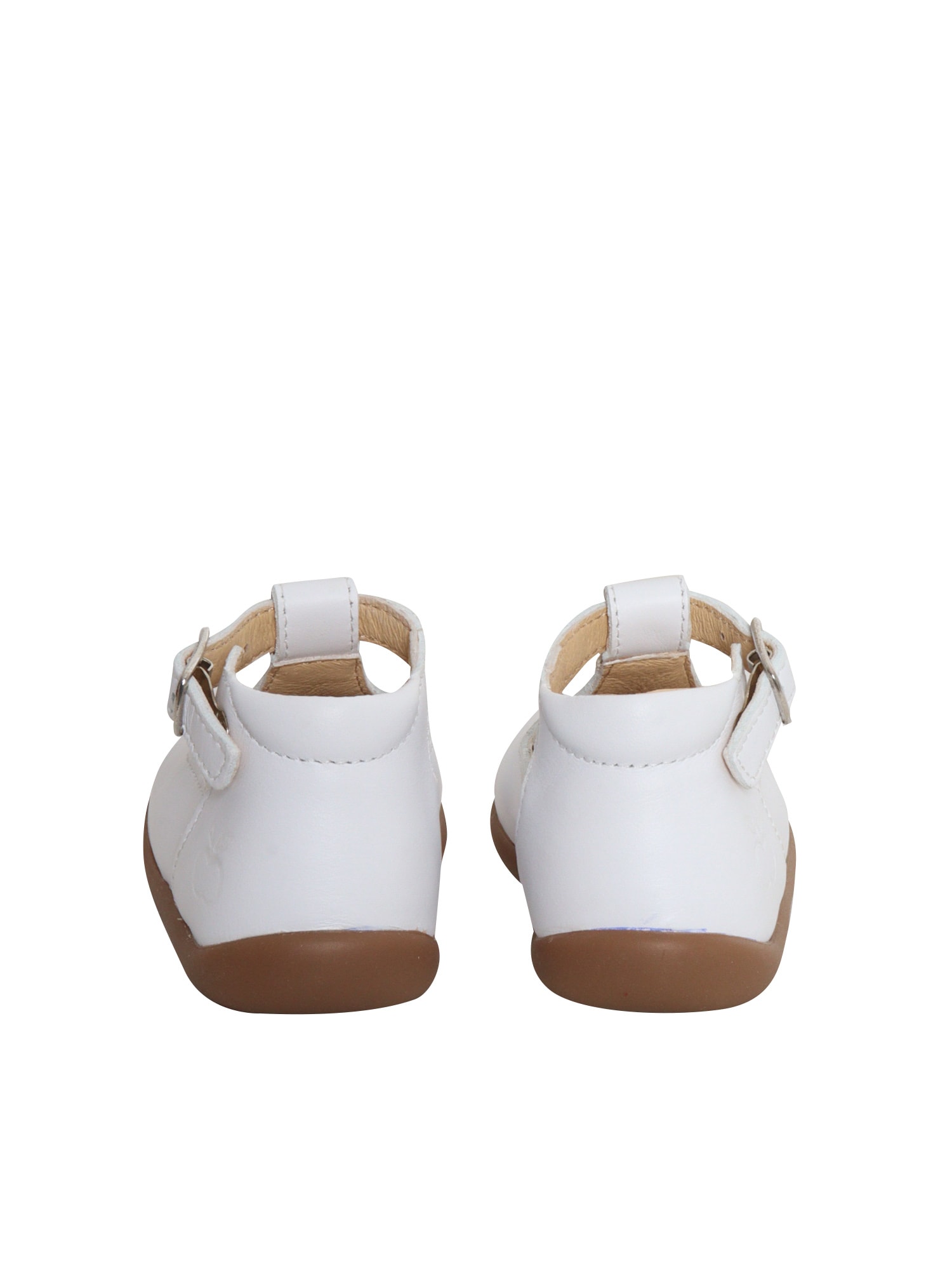 Pom D'api Stand-up Salome Shoes In White