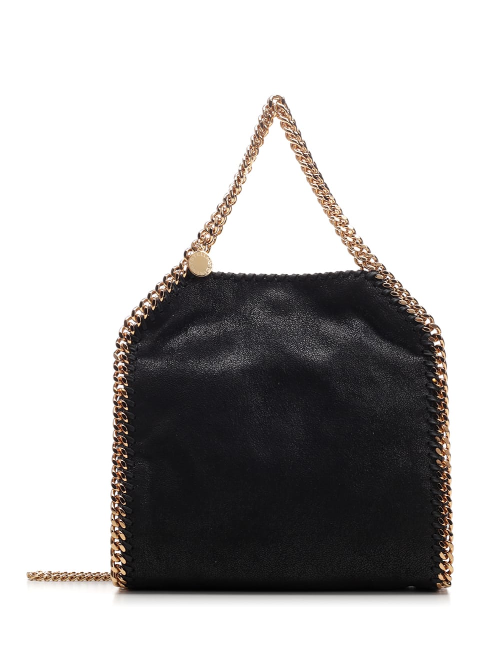 Shop Stella Mccartney Black Falabella Mini Bag