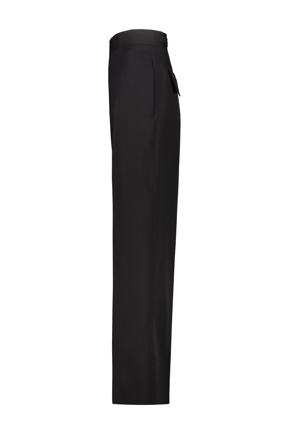 Sapio N°10 Trousers In Gabardina Wool In Black