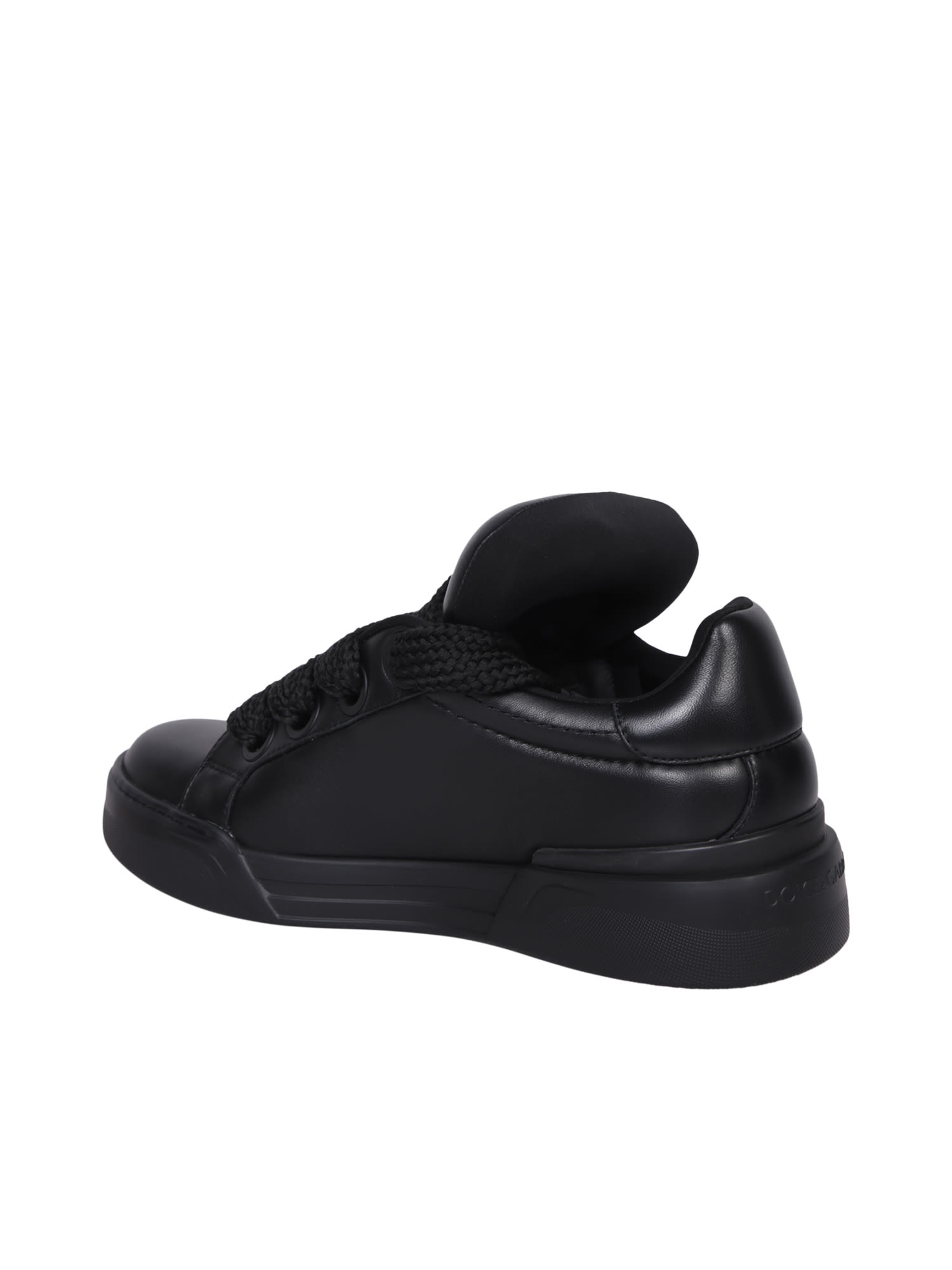 Shop Dolce & Gabbana Mega Skate Sneakers In Black