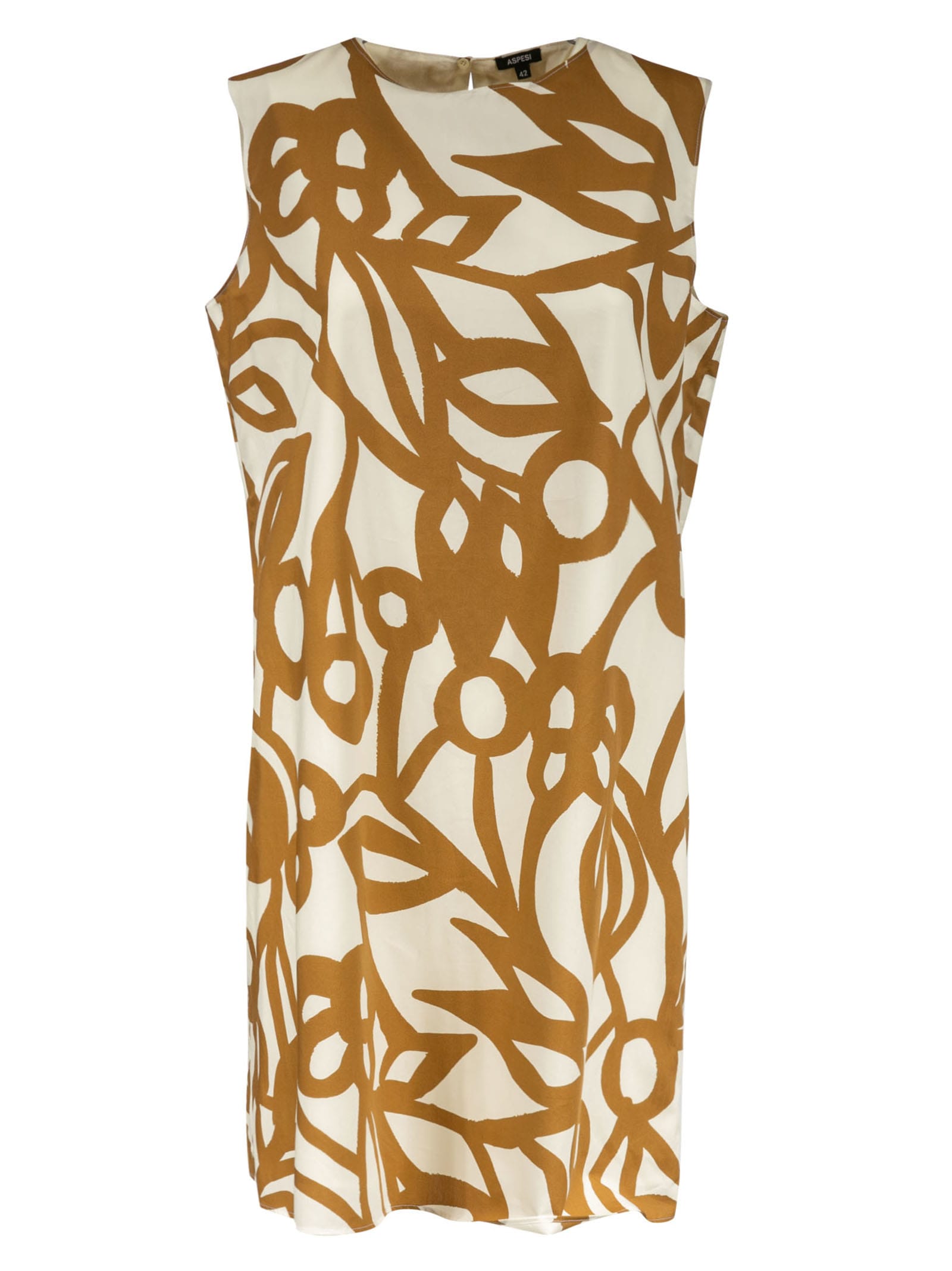 Aspesi Sleeveless Printed Short Dress