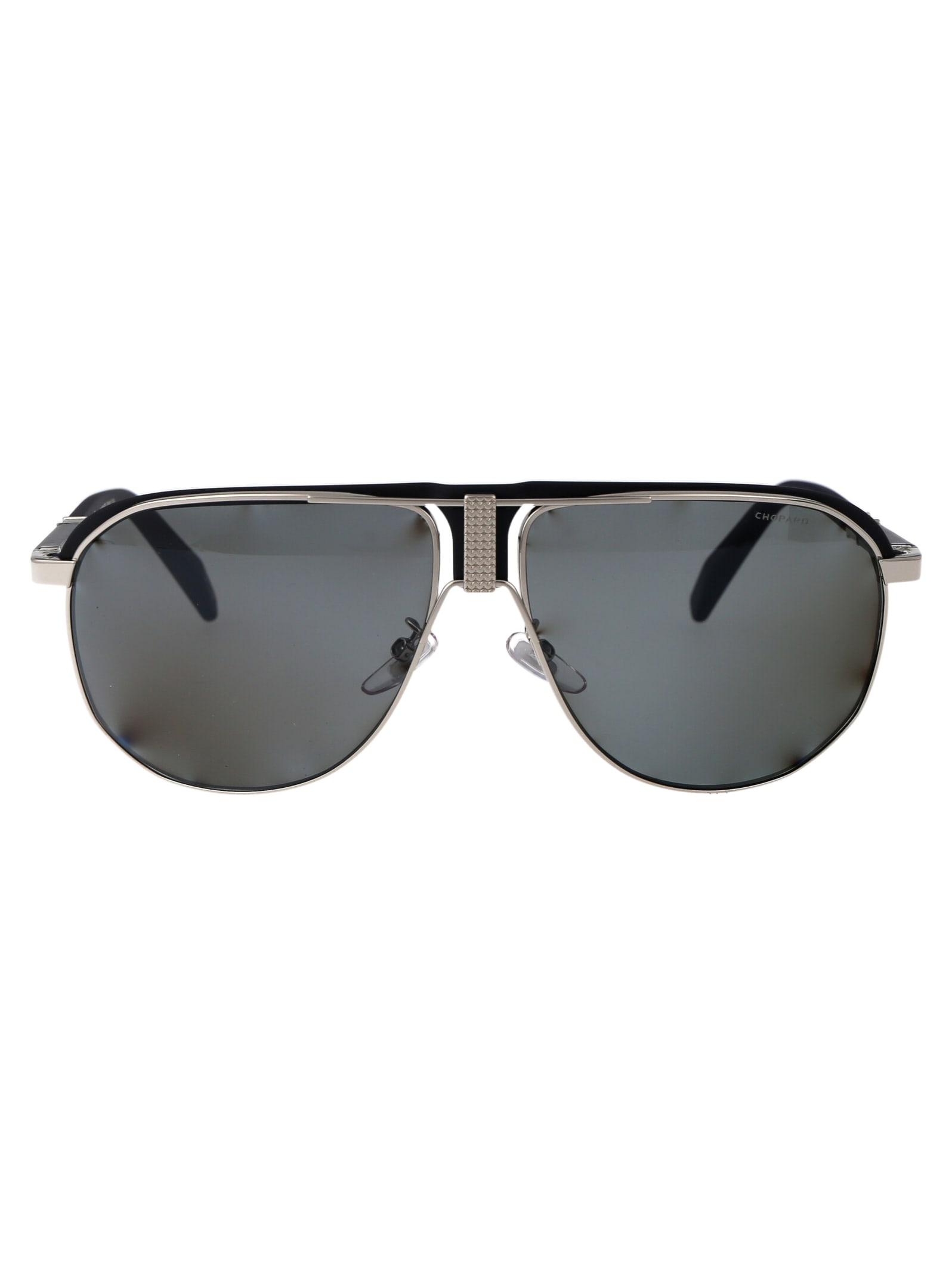 Shop Chopard Schf82 Sunglasses In 579p Grey