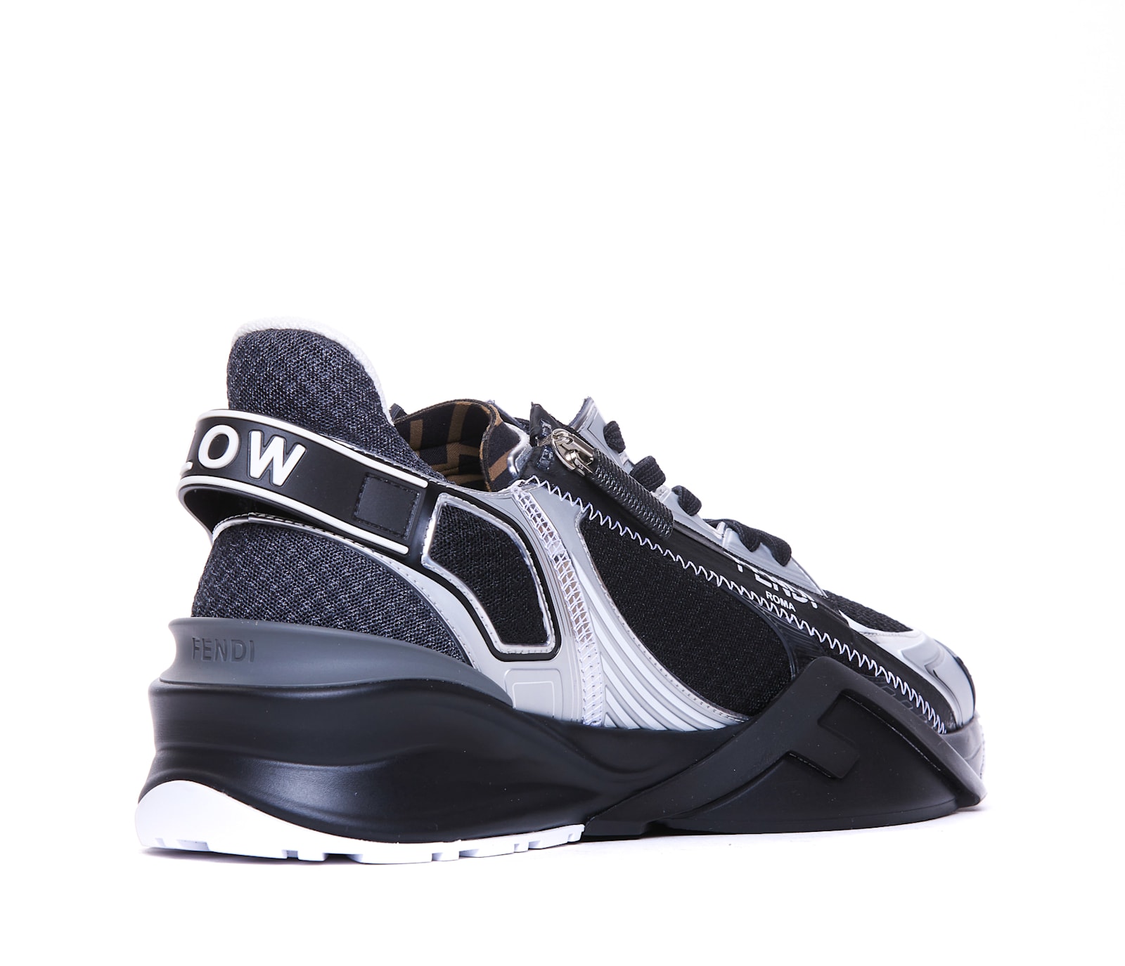 Fendi Flow Sneakers In Grey