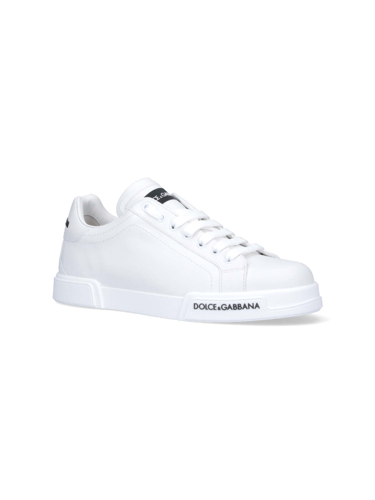 Shop Dolce & Gabbana Portofino Sneakers In Bianco