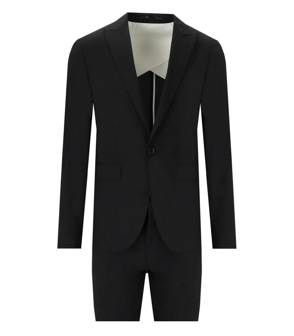 Shop Dsquared2 Single-breasted Two-piece Tailored Suit  In Black