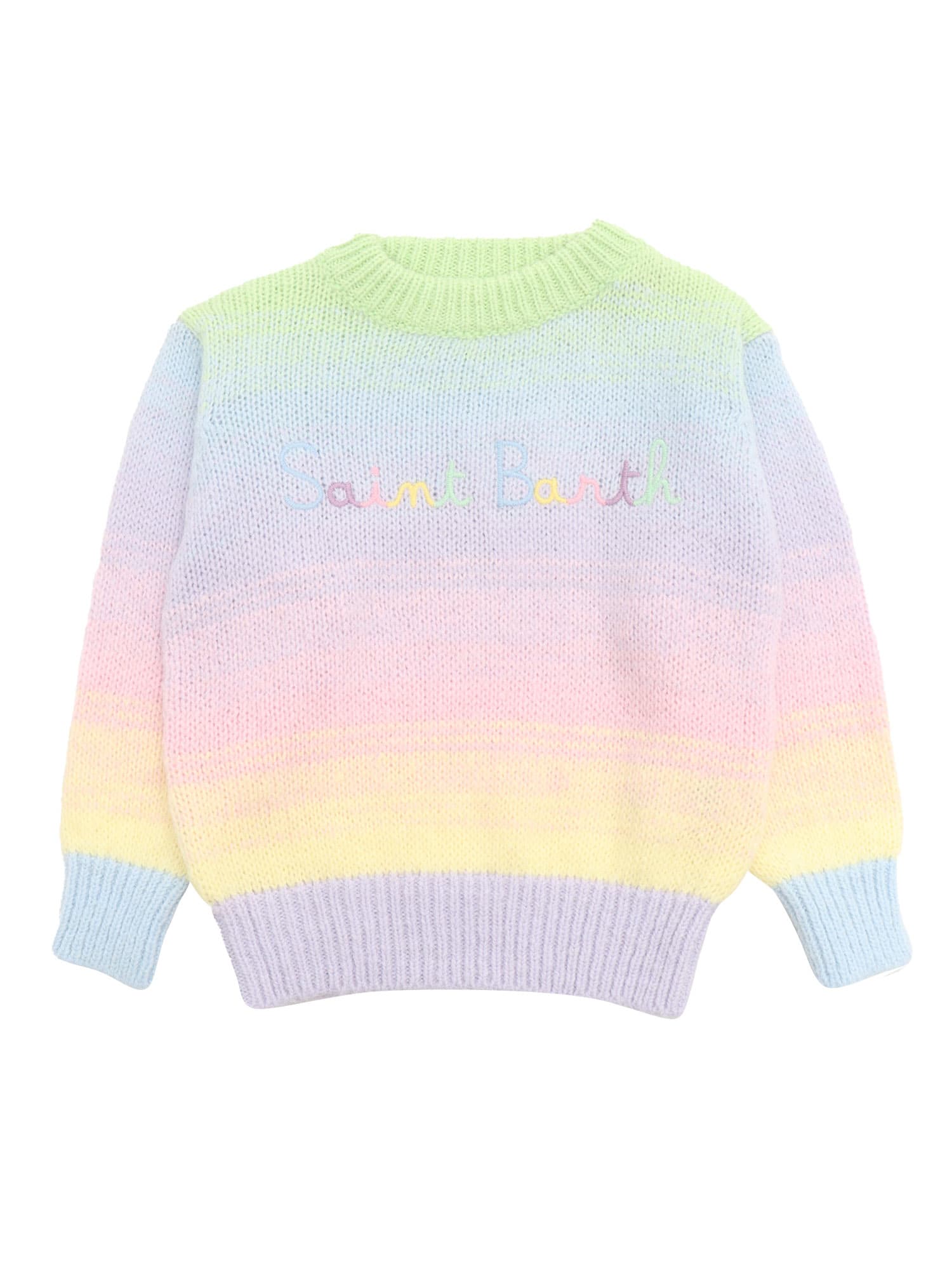 Mc2 Saint Barth Boxy Sweater In Multicolor