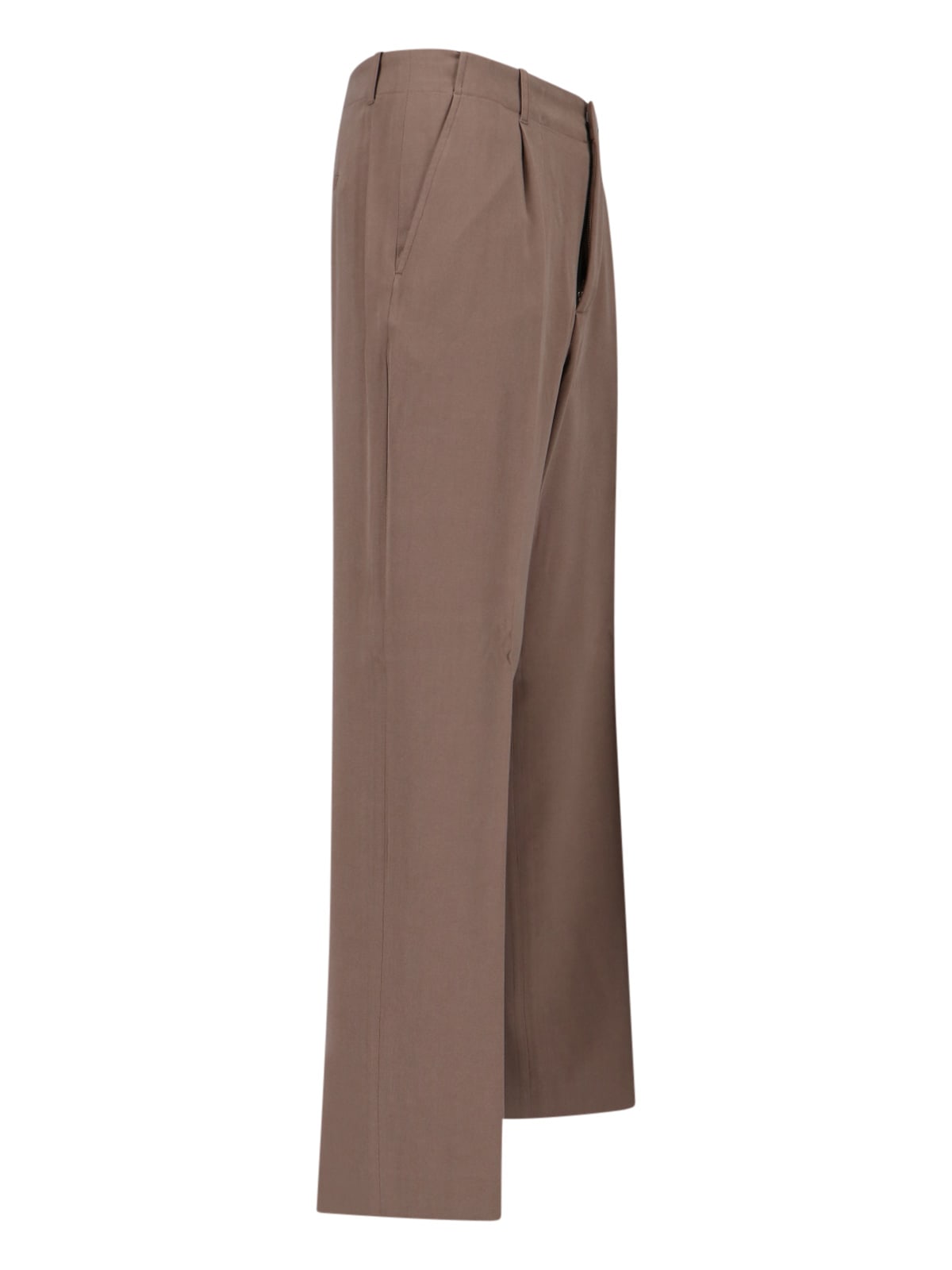 Shop Our Legacy Tailored Wool Blend Trousers In Brown