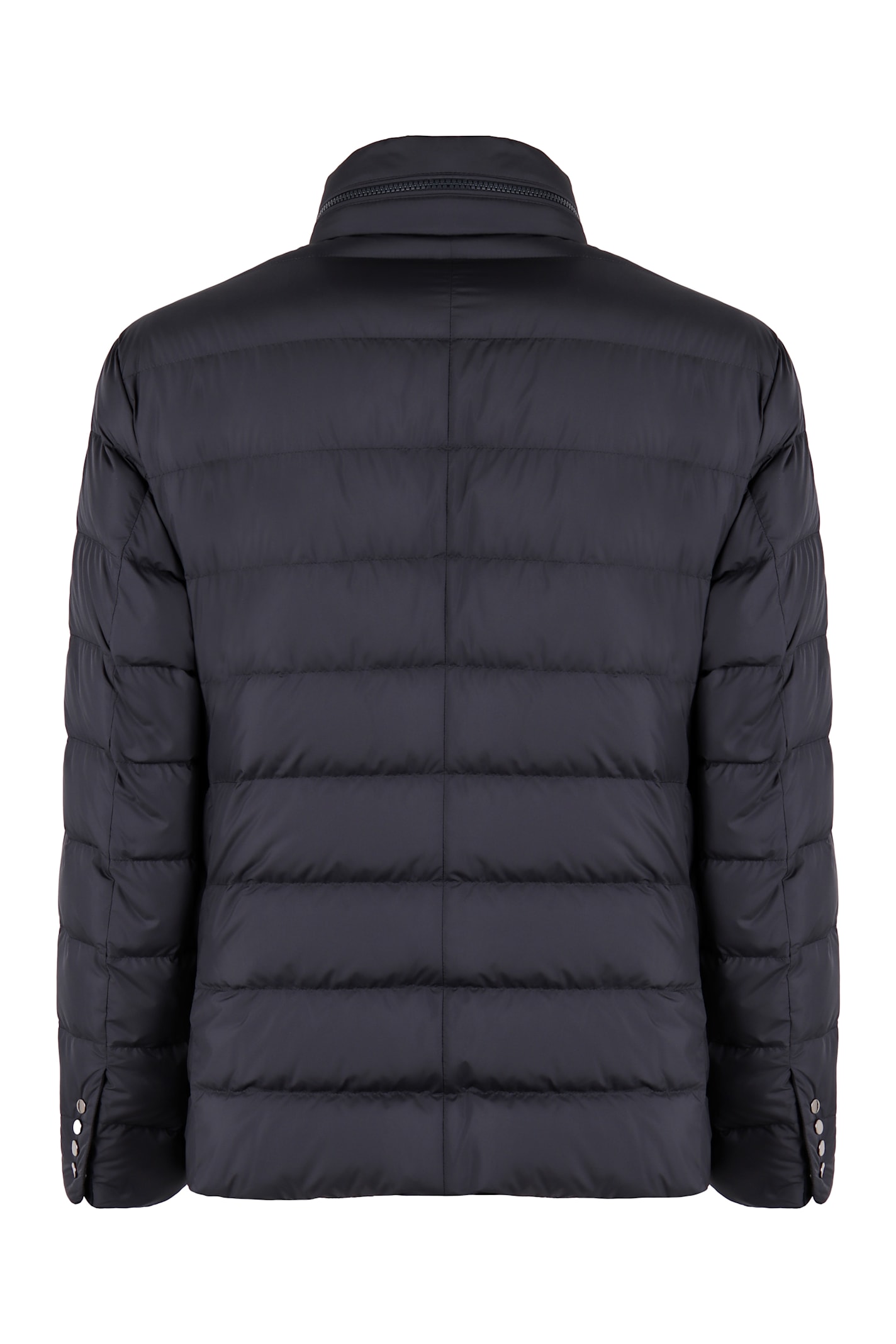 Shop Moncler Malinvern Short Down Jacket In Blue