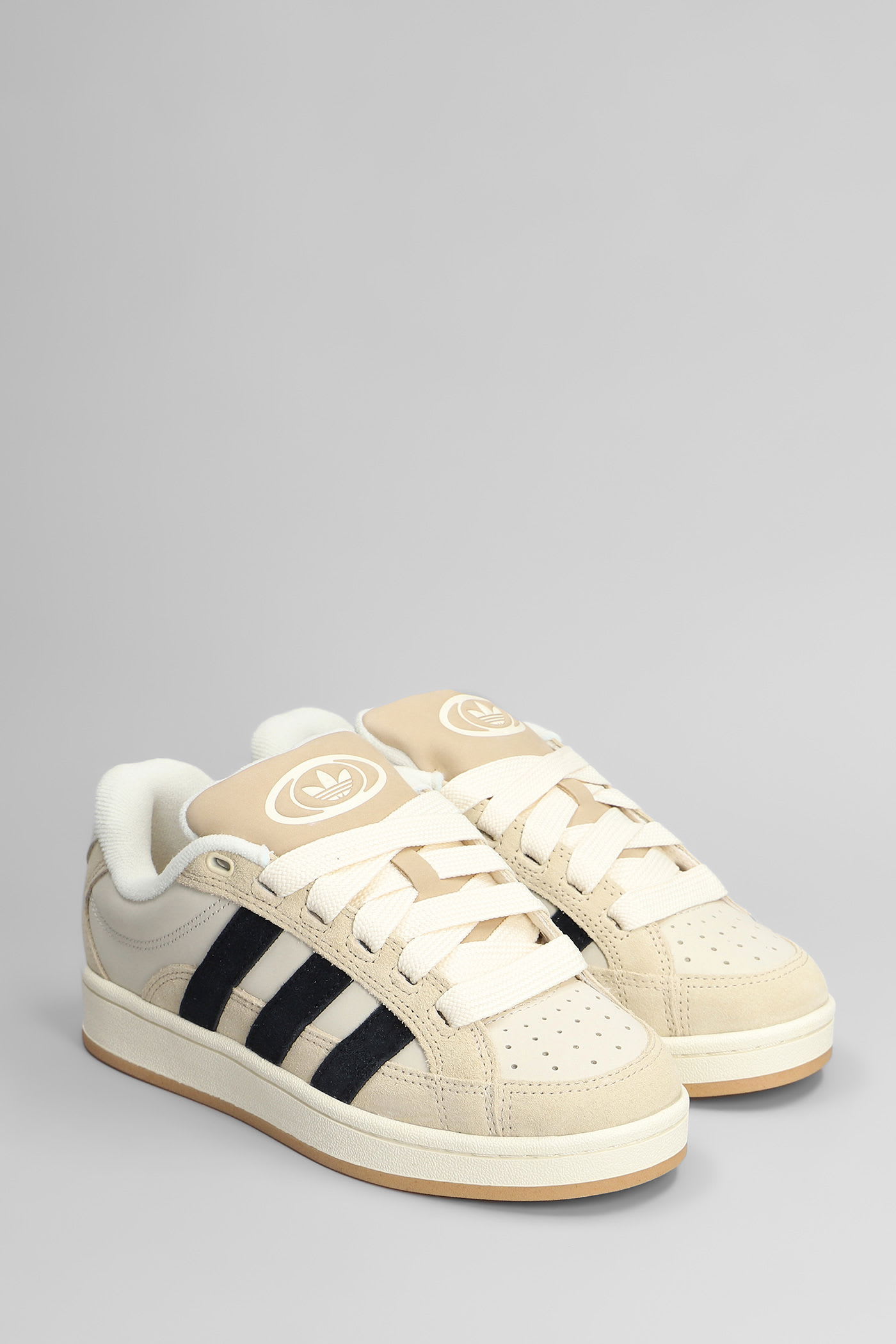 Adidas Originals Campus 00s Beta Sneakers In Beige Suede And Leather In Multi